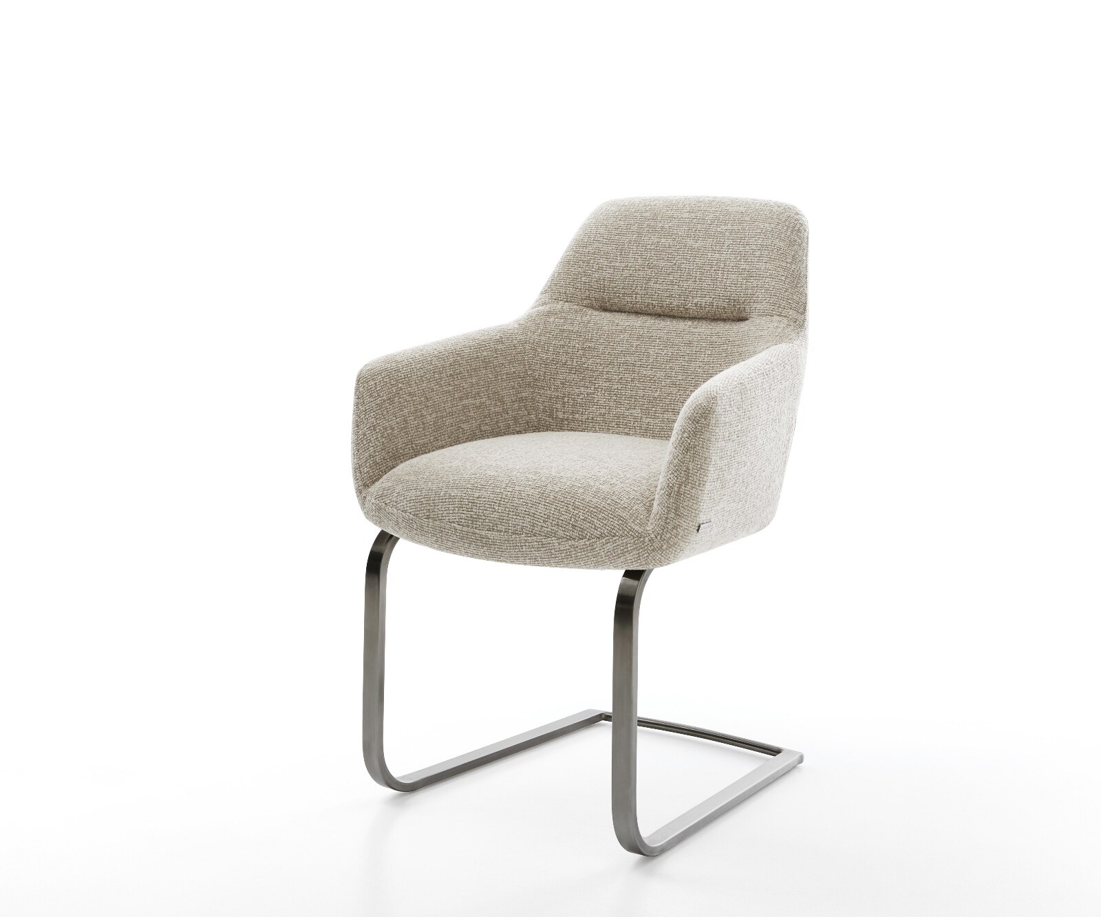 Freischwinger Pejo-Flex Webstoff Soft Beige Freischwinger flach Graphit Tas günstig online kaufen