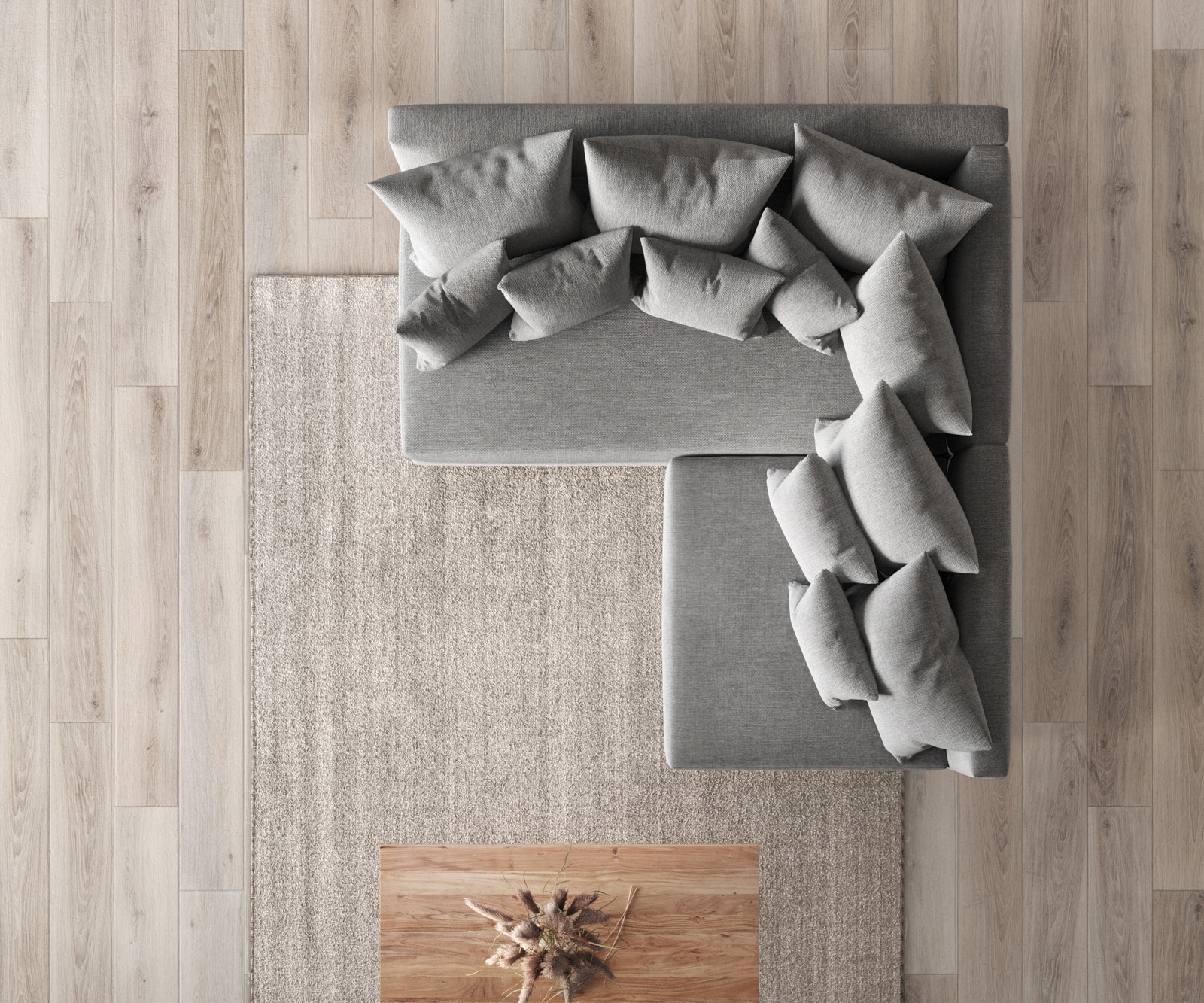 Ecksofa Clovis Grau Flachgewebe Ottomane Links Modulsofa 5 Ecksofa Clovis Grau Flachgewebe Ottomane Links Modulsofa 5