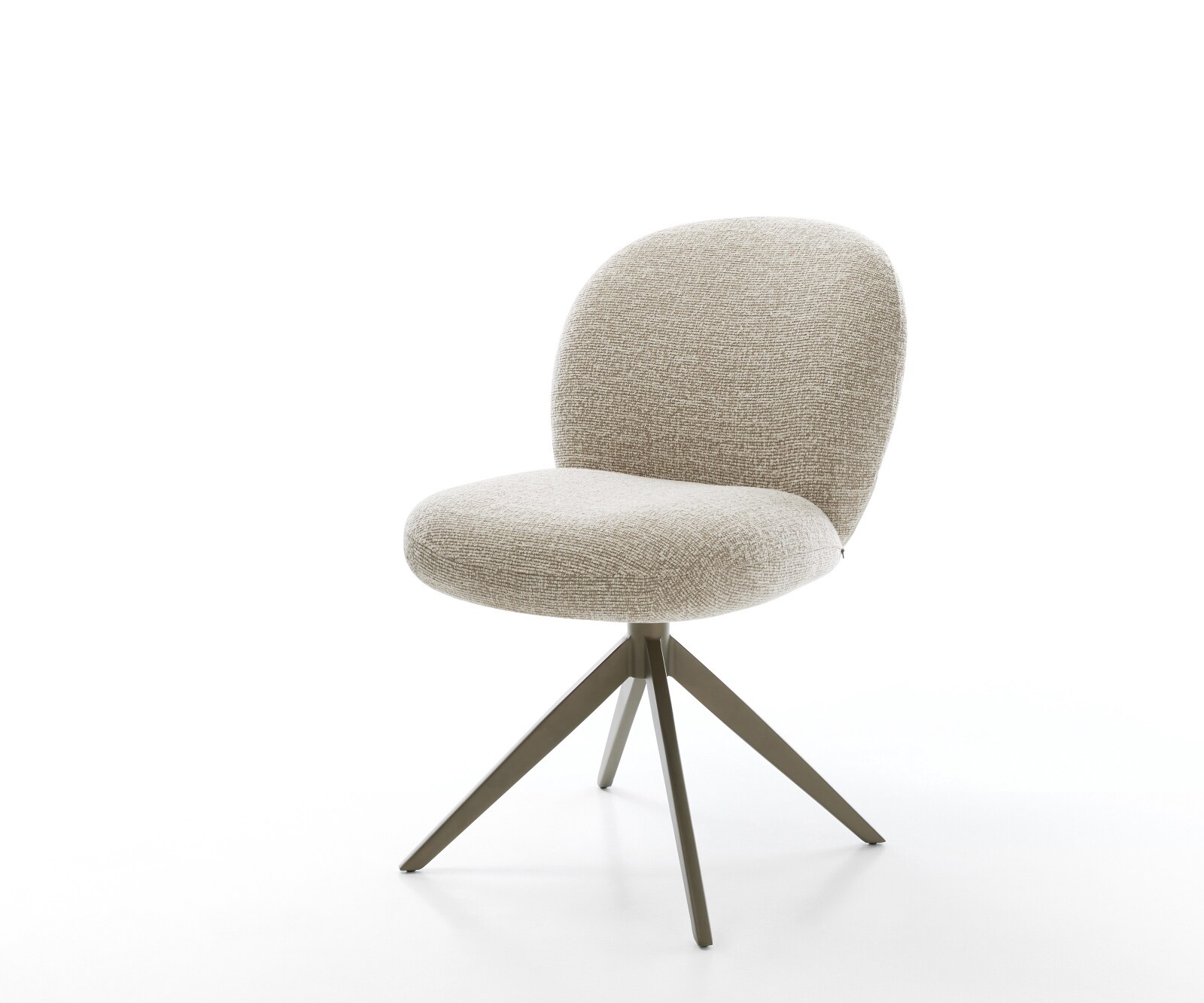 Drehstuhl Nube-Flex Webstoff Soft Beige Kreuzgestell breit Effektfinish Tit günstig online kaufen