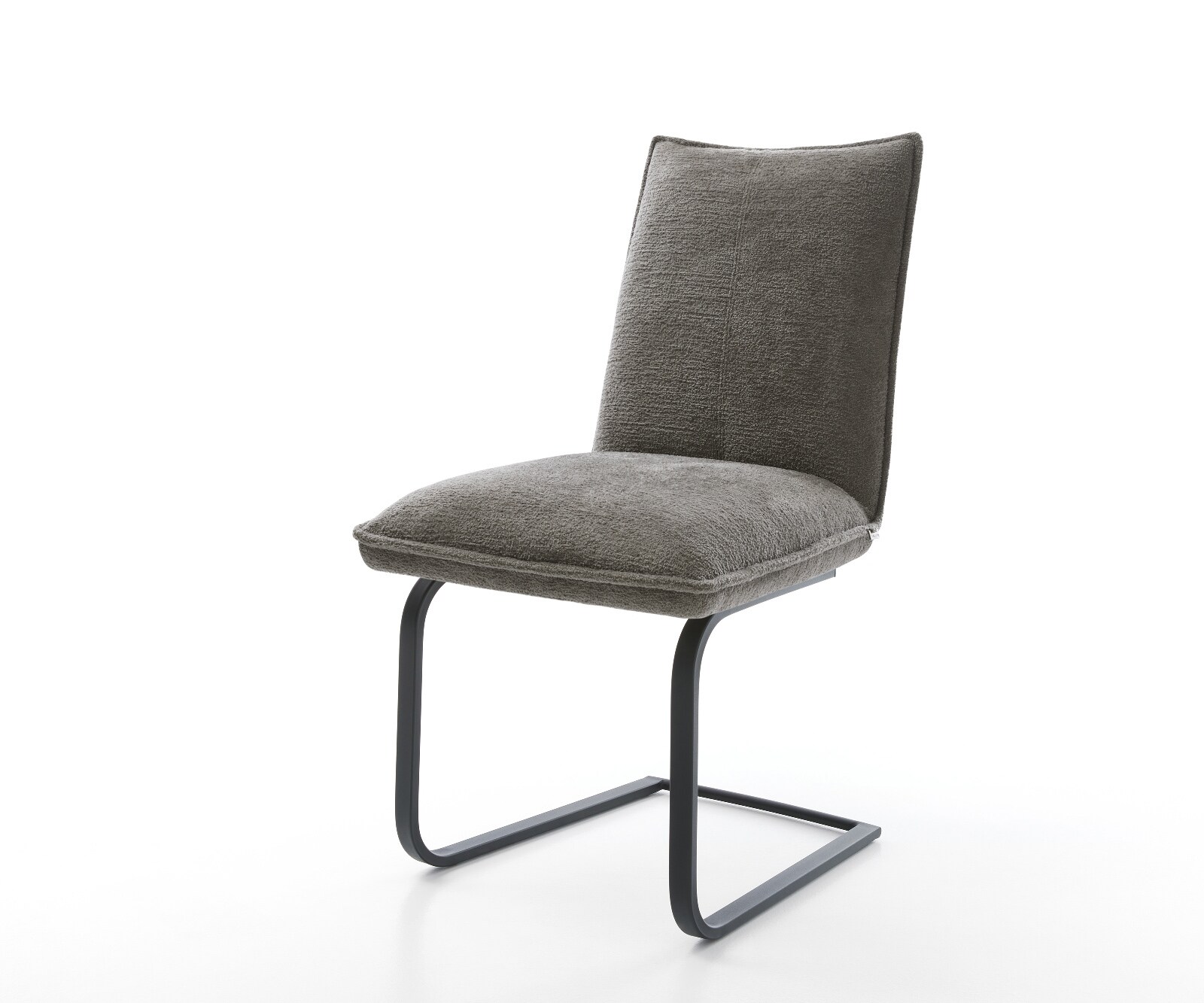 Freischwinger Lelio-Flex Bouclé Soft Schlamm Freischwinger flach Schwarz Ta günstig online kaufen