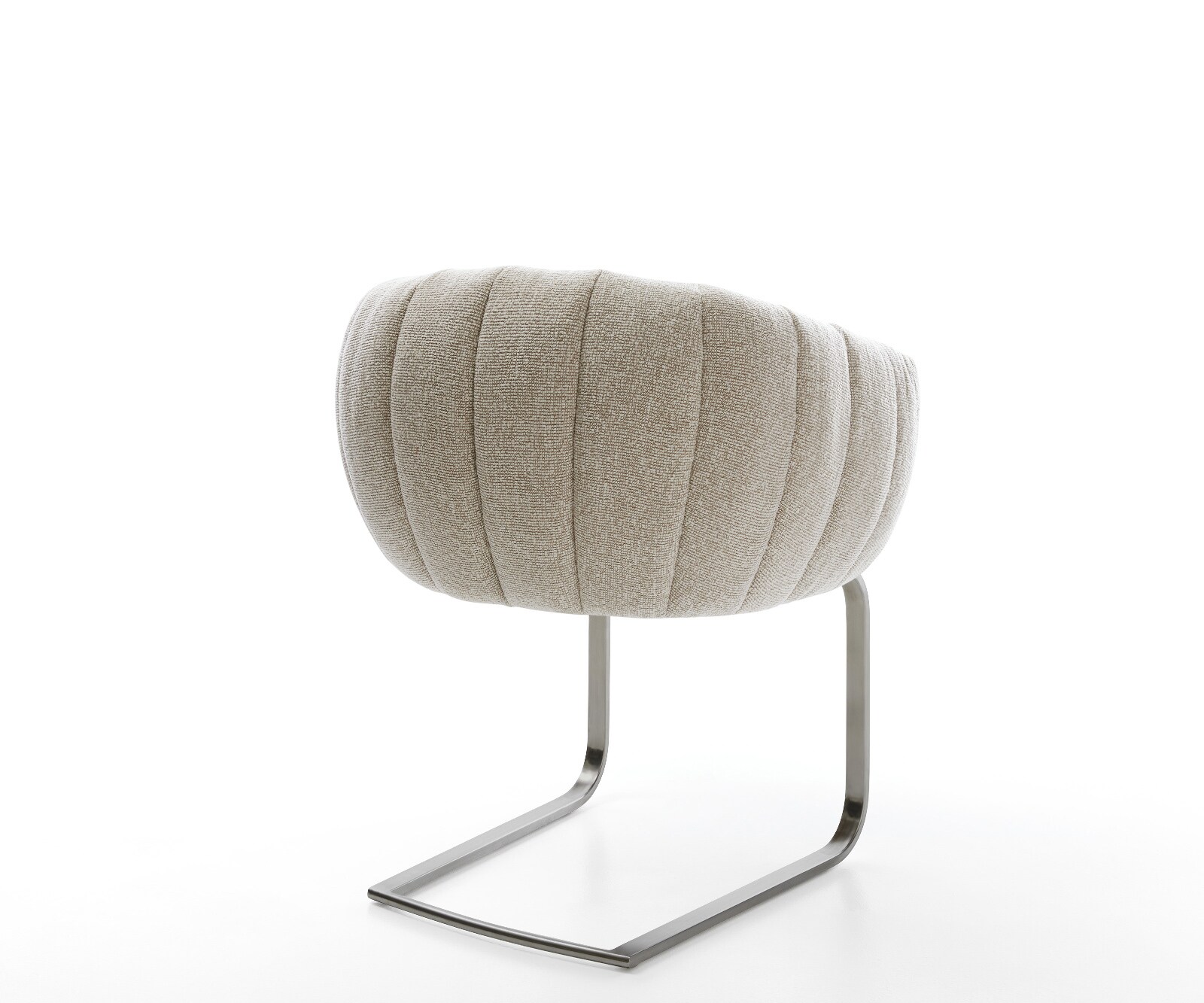 Freischwinger Jada-Flex Webstoff Soft Beige Freischwinger flach Graphit Taschenfederkern 4