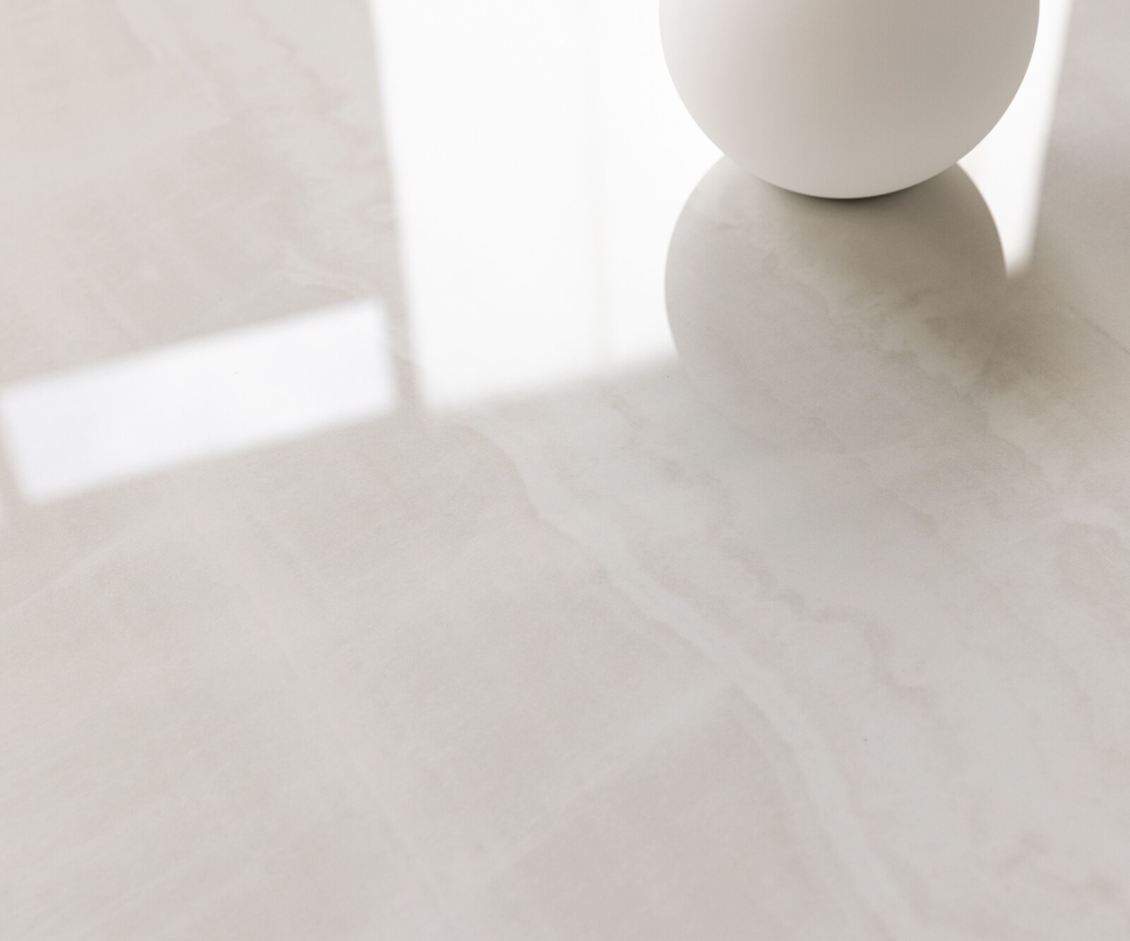 Esstisch Edge 200-300x100 cm Keramik Onyx Champagne Kreuzgestell Rechteck Edelstahl Graphit ausziehbar 5