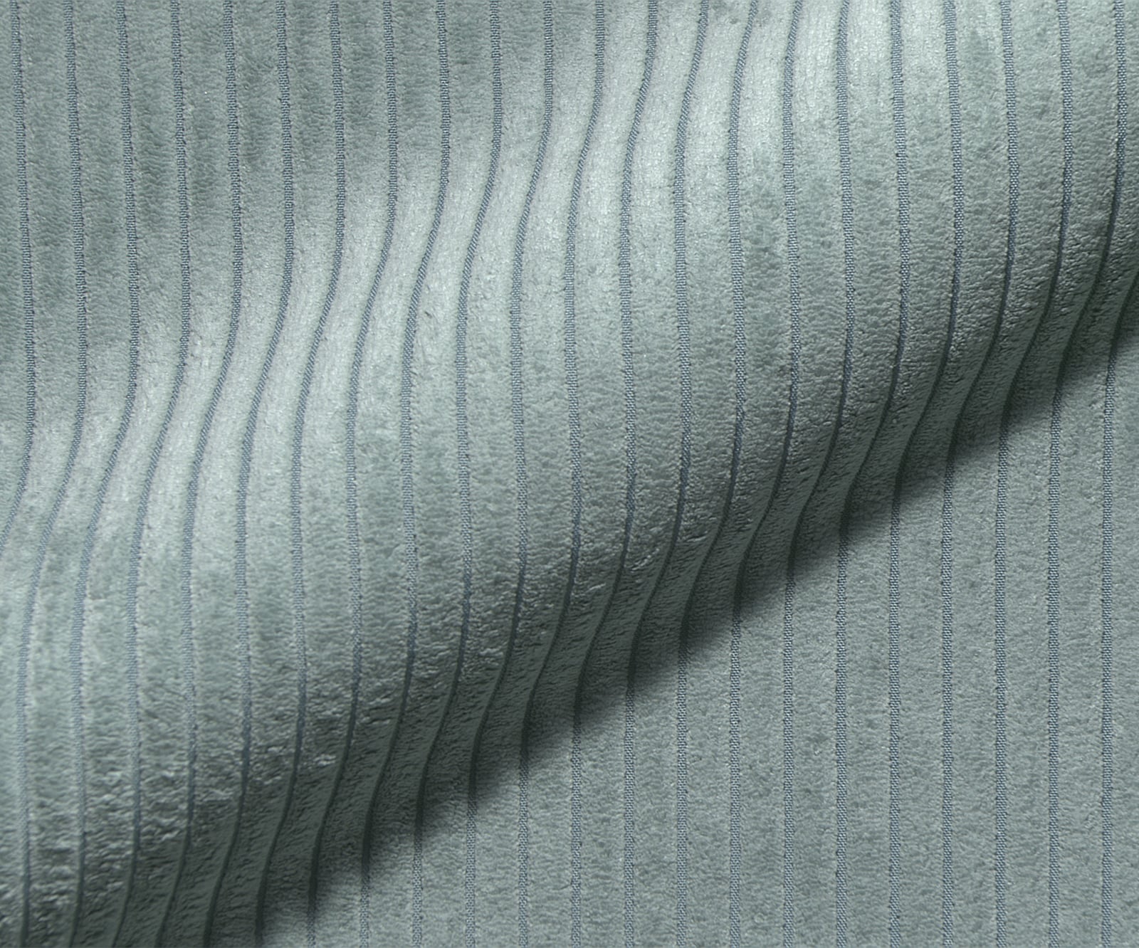 Stoffmuster Cord Pastellblau