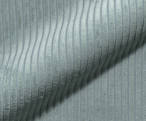 Stoffmuster Cord Pastellblau