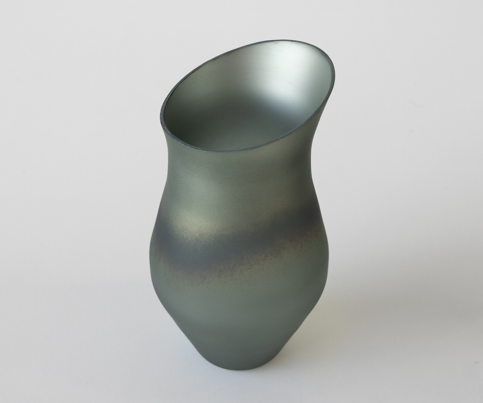 Vase Curvia B18 x T11 x H41 cm Glas Aurora Mundgeblasen 1