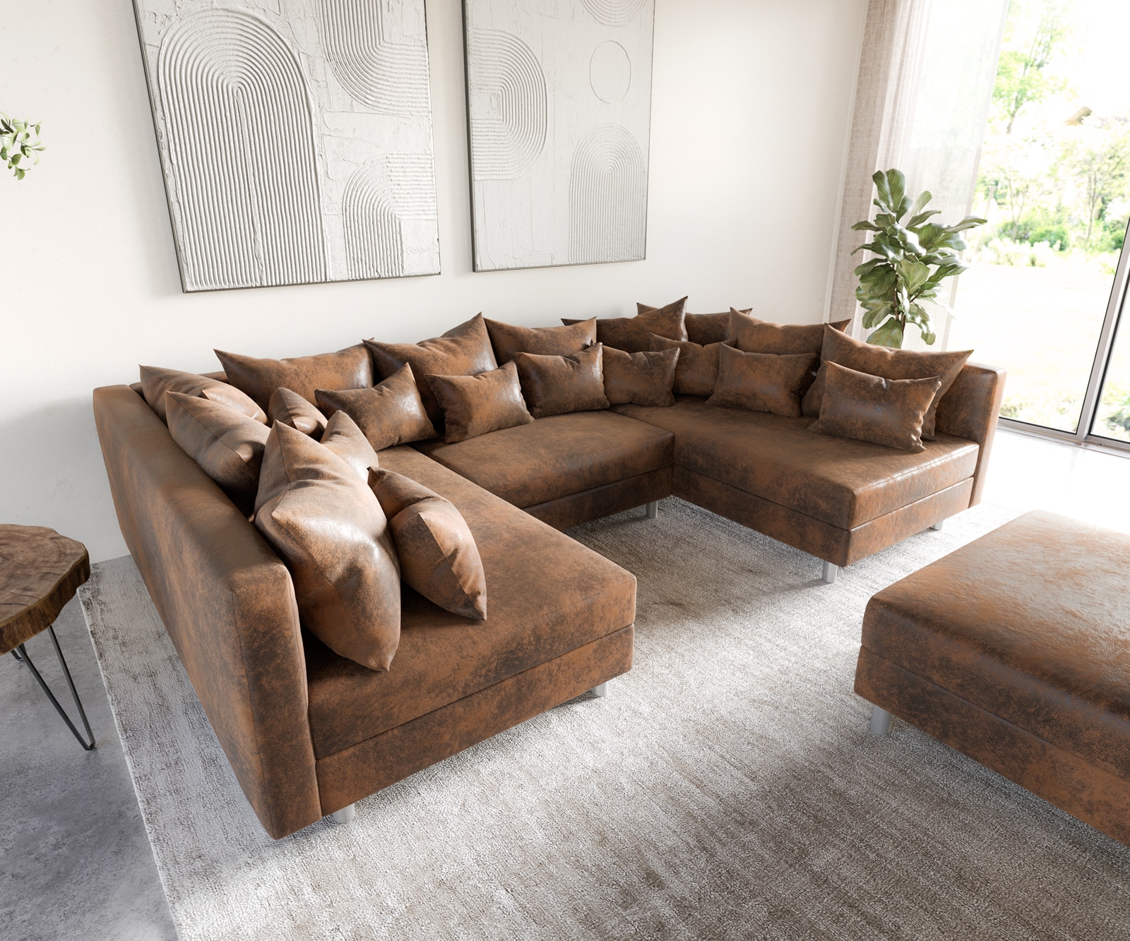 Couch Clovis Wohnlandschaft Modulsofa Design Sofa Couch Clovis Wohnlandschaft Modulsofa Design Sofa