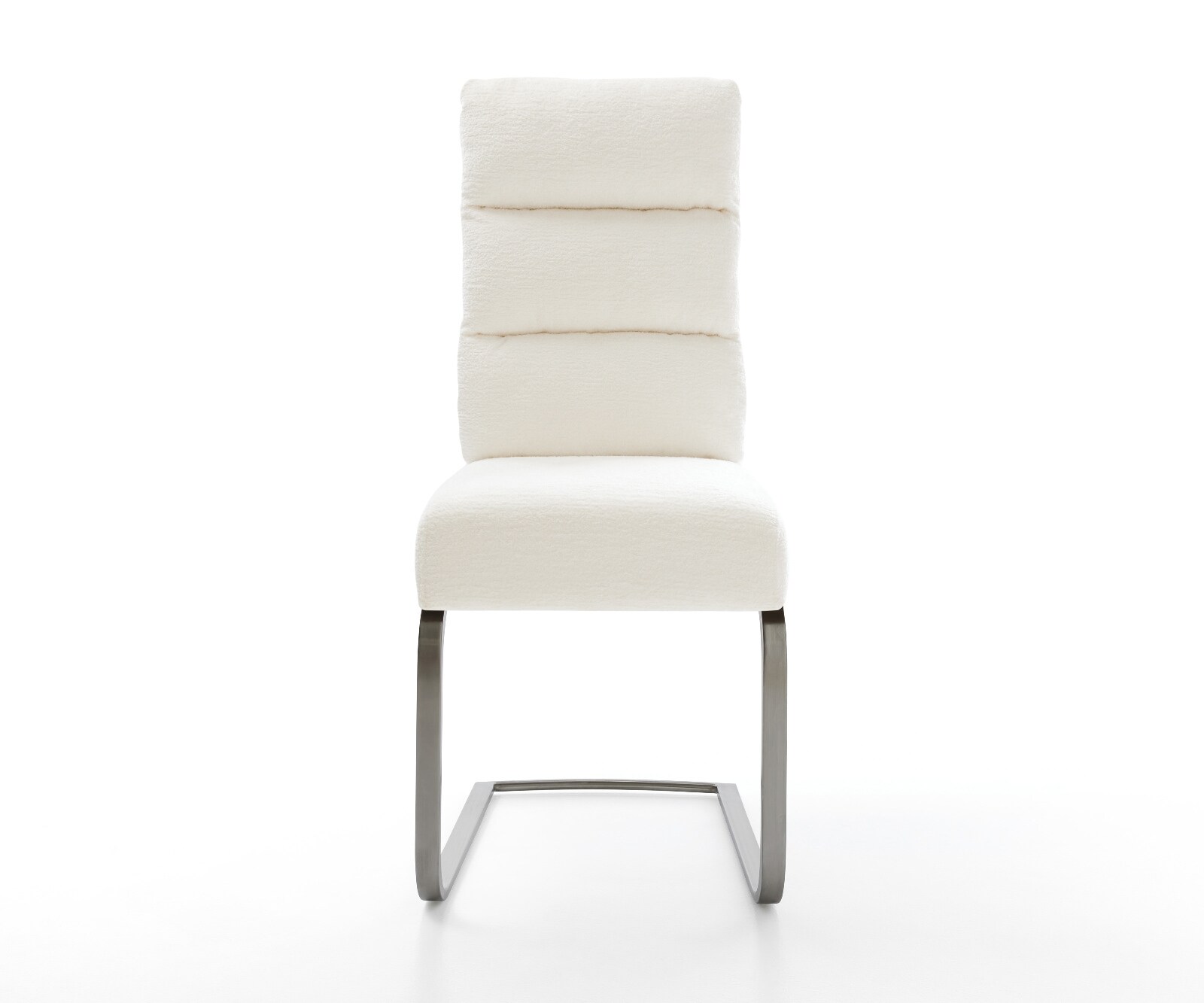 Freischwinger Pela-Flex Bouclé Soft Beige Freischwinger flach Graphit Taschenfederkern 1