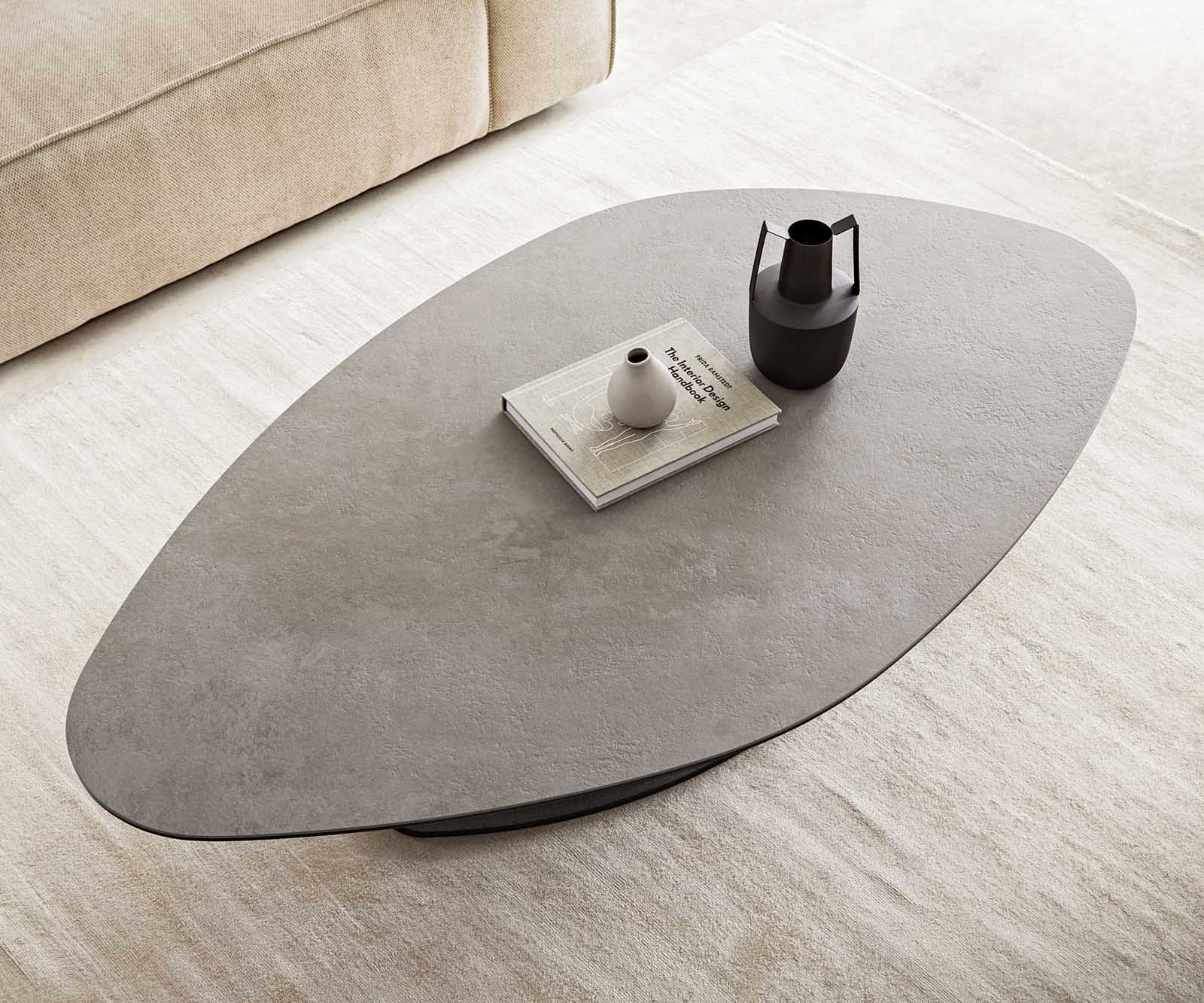 Couchtisch Vibana 140x80 cm Keramik Aspetto Concreto Betonfarbig Gestell Effektfinish Titan 5 Couchtisch Vibana 140x80 cm Keramik Aspetto Concreto Betonfarbig Gestell Effektfinish Titan 5