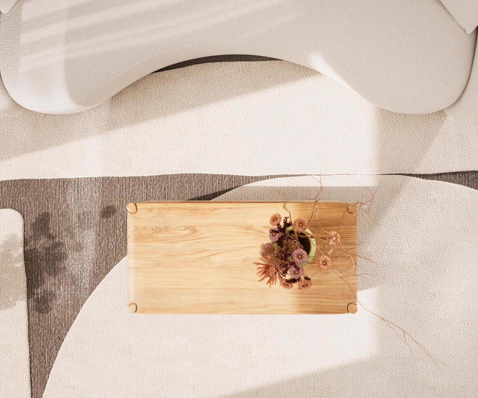 Couchtisch Simcha 100x50 cm Akazie Natur 2 Klappen 2 Couchtisch Simcha 100x50 cm Akazie Natur 2 Klappen 2