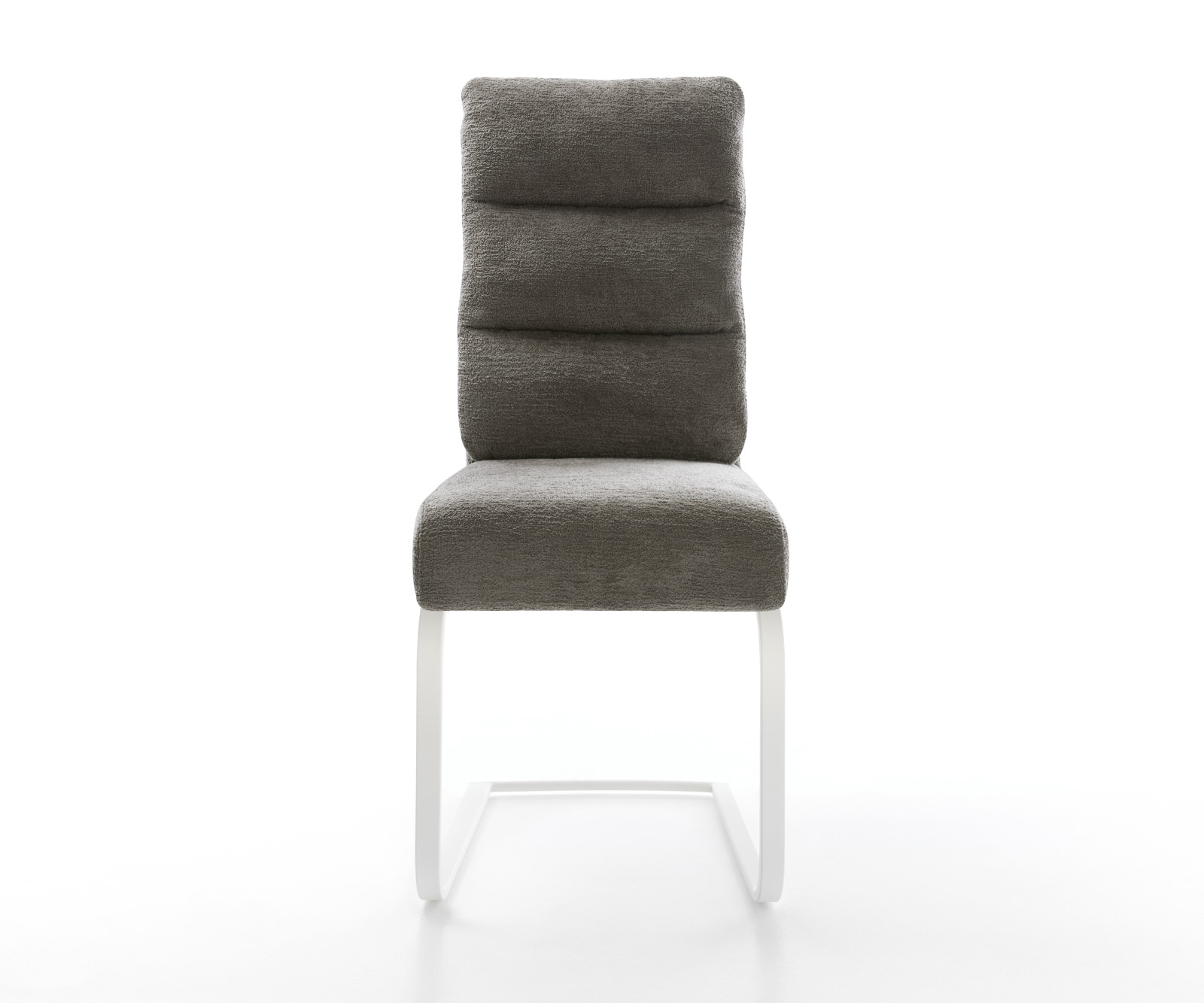 Freischwinger Pela-Flex Bouclé Soft Schlamm Freischwinger flach Weiß Taschenfederkern 2