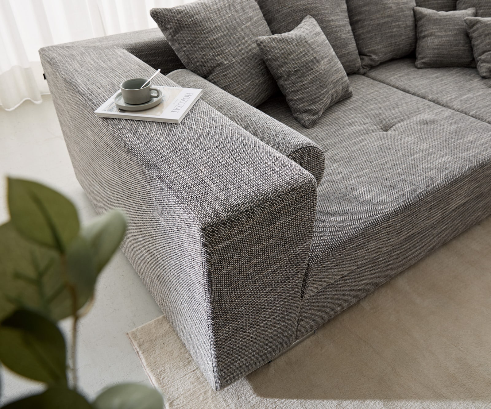 big-sofa marlen 300x140 cm hellgrau couch