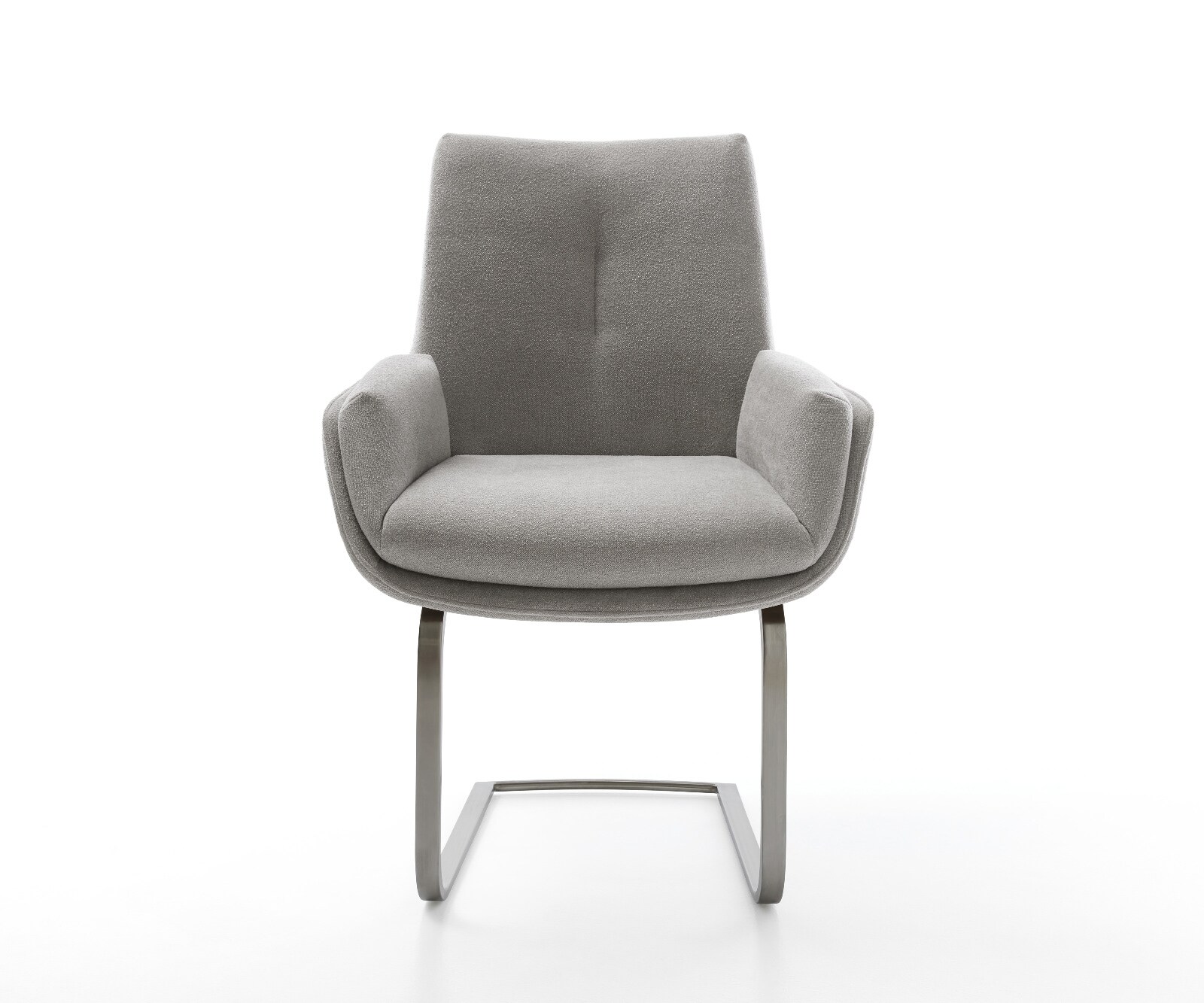 Freischwinger Clea-Flex Strukturstoff Soft Grau Freischwinger flach Graphit 1