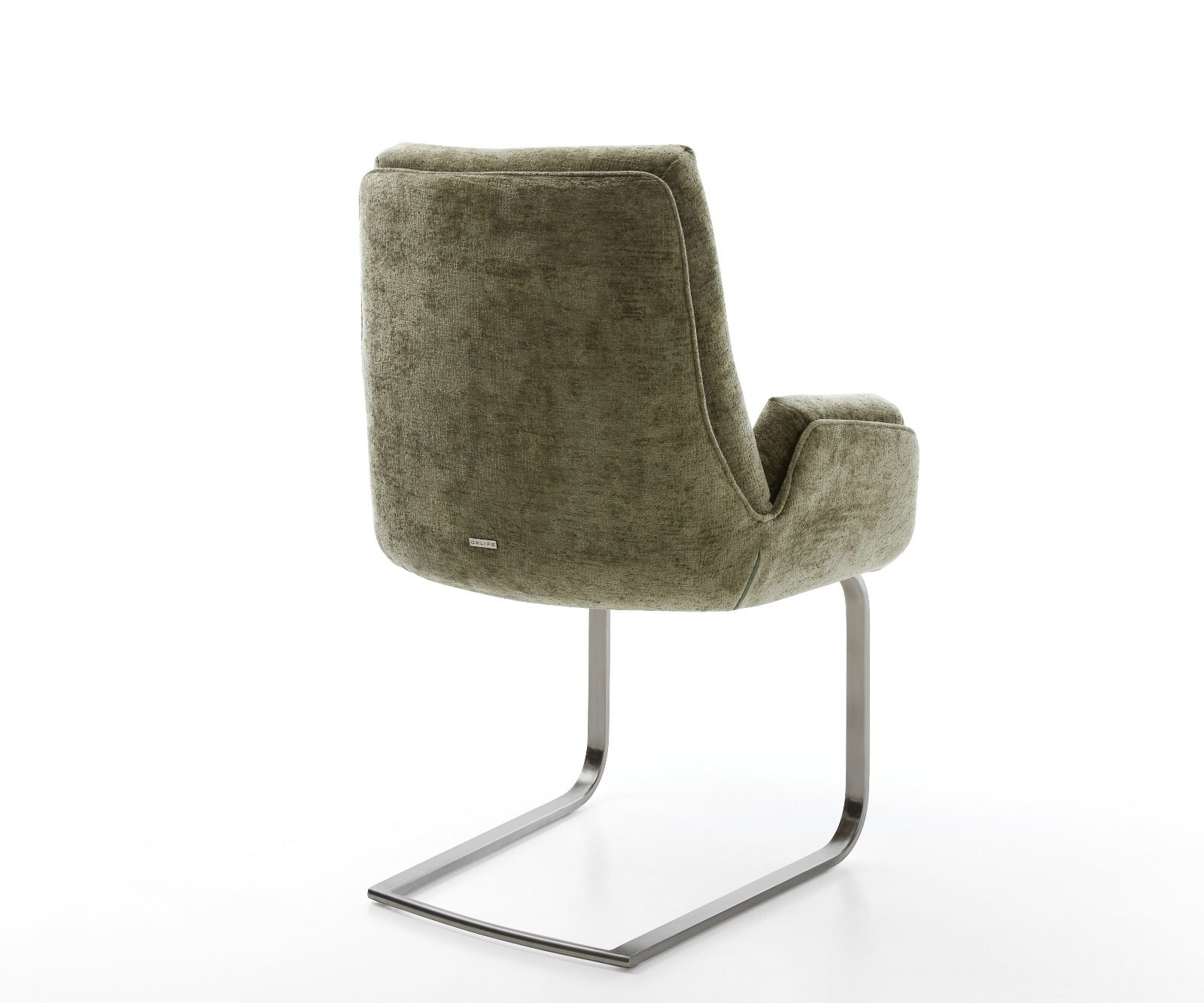 Freischwinger Clea-Flex Chenille Olive Freischwinger flach Graphit 5