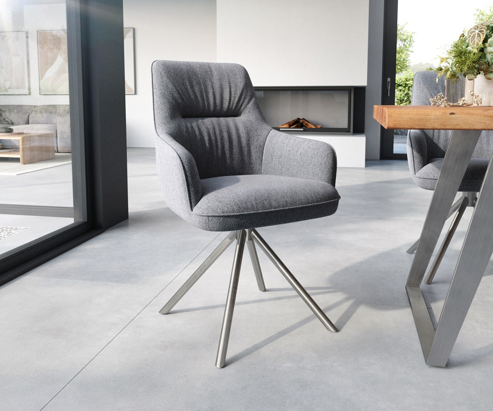 Esszimmerstuhl Zelia-Flex Polsterstuhl 4