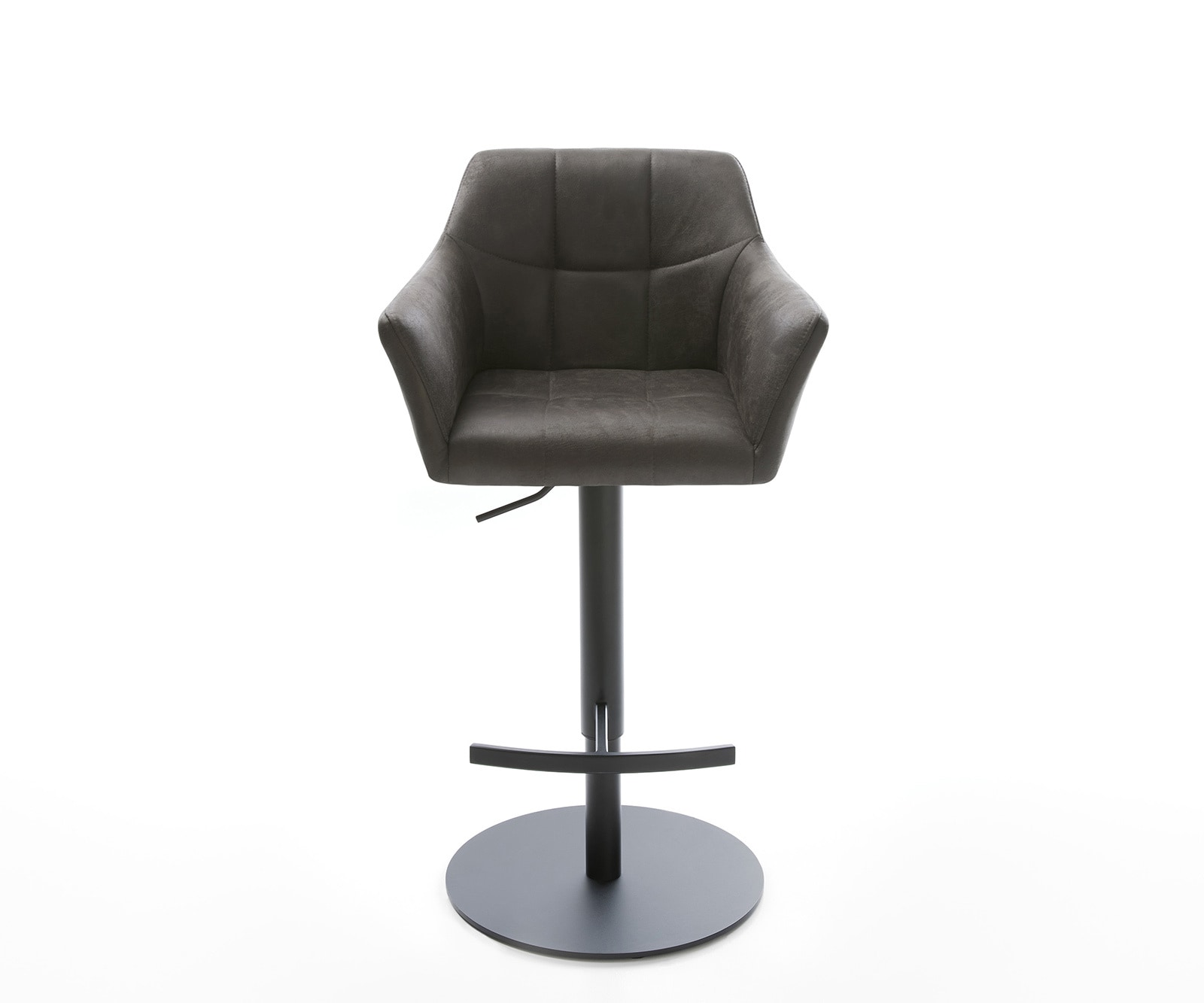 Barstuhl Yulo-Flex Vintage Anthrazit Drehfuß höhenverstellbar Metall 1
