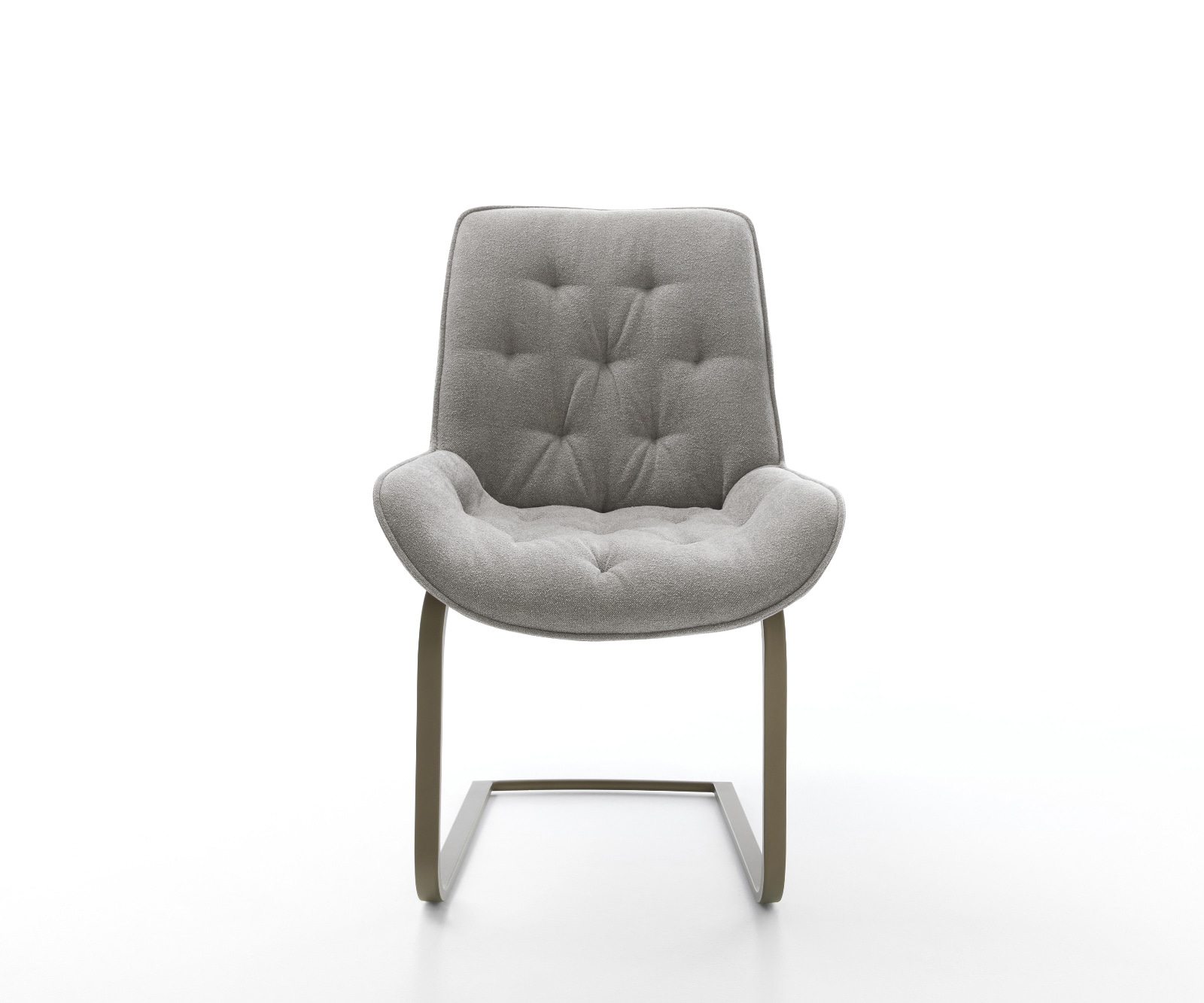 Freischwinger Taimi-Flex Strukturstoff Soft Grau Freischwinger flach Effektfinish Titan 2