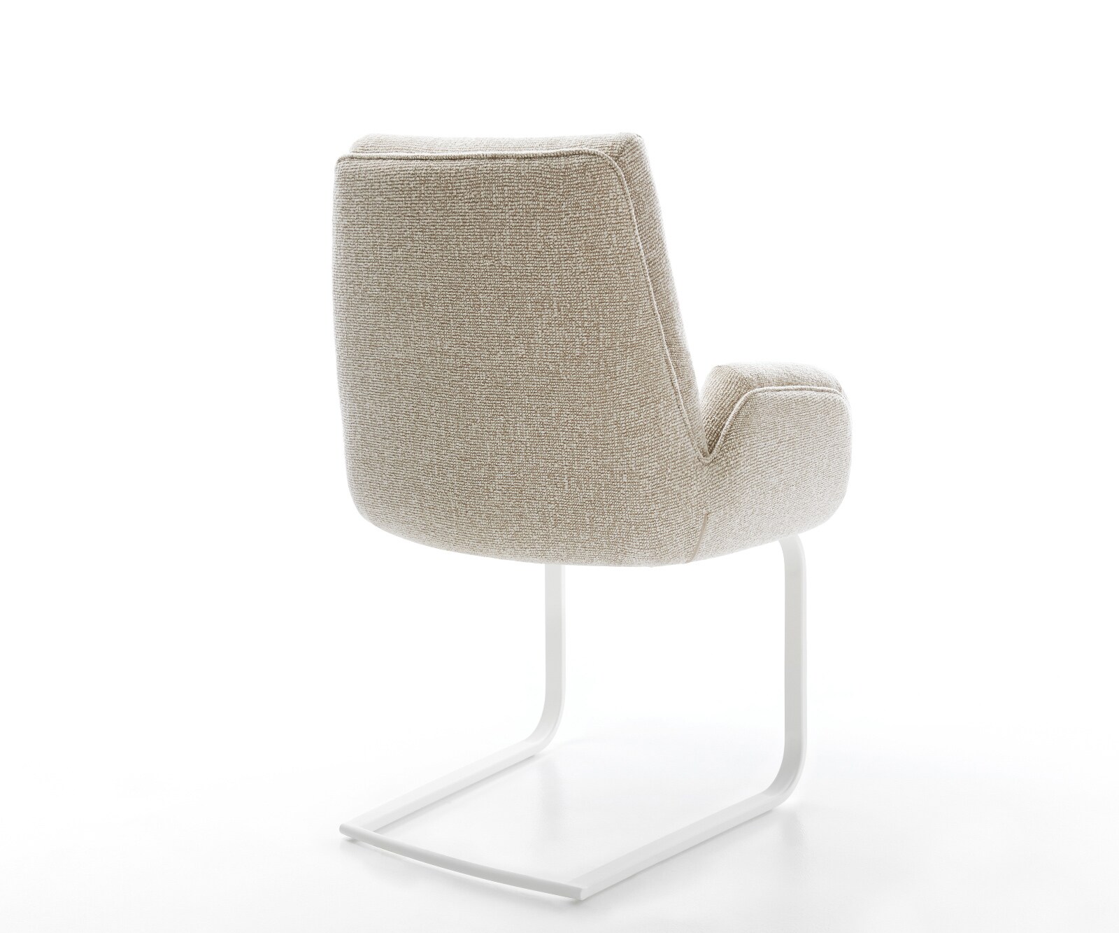 Freischwinger Clea-Flex Webstoff Soft Beige Freischwinger flach Weiß 4