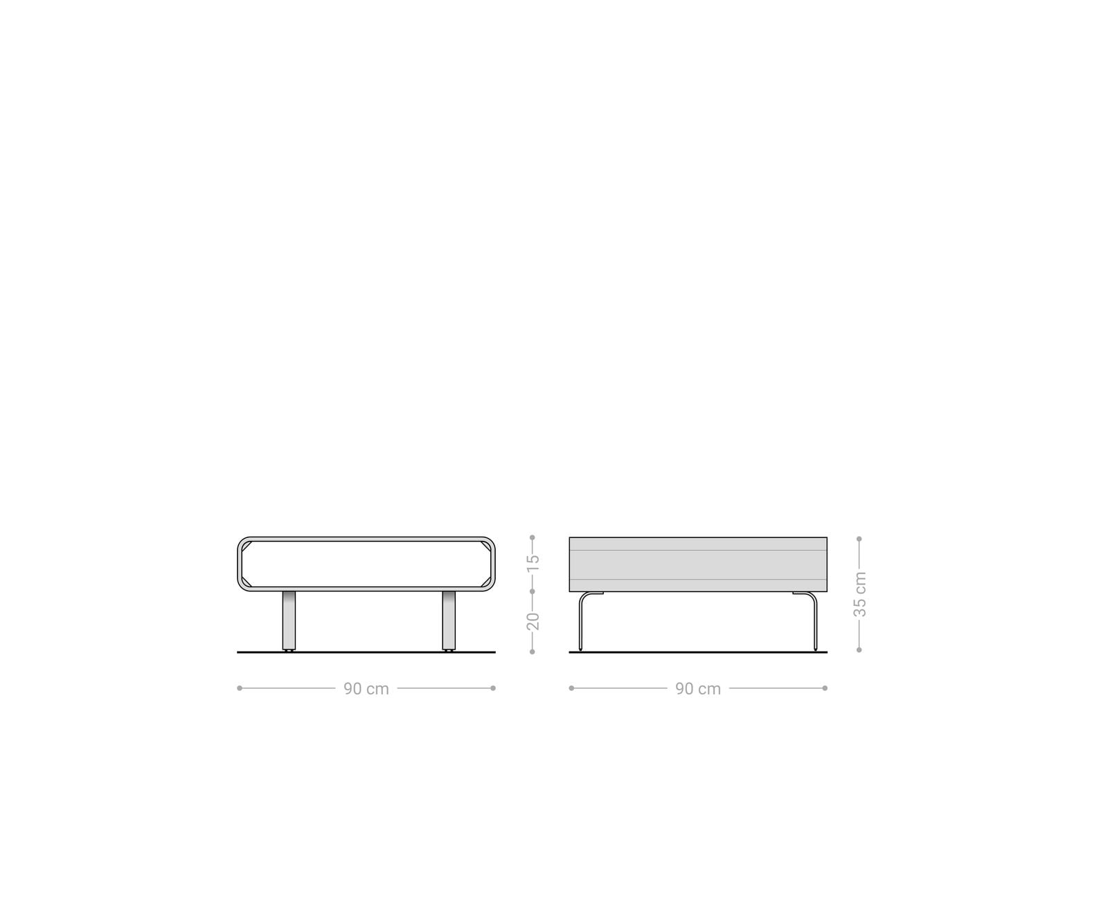 Couchtisch Anaya 90x90 cm Akazie Natur 1 Fach L-Fuß Edelstahl 5 Couchtisch Anaya 90x90 cm Akazie Natur 1 Fach L-Fuß Edelstahl 5