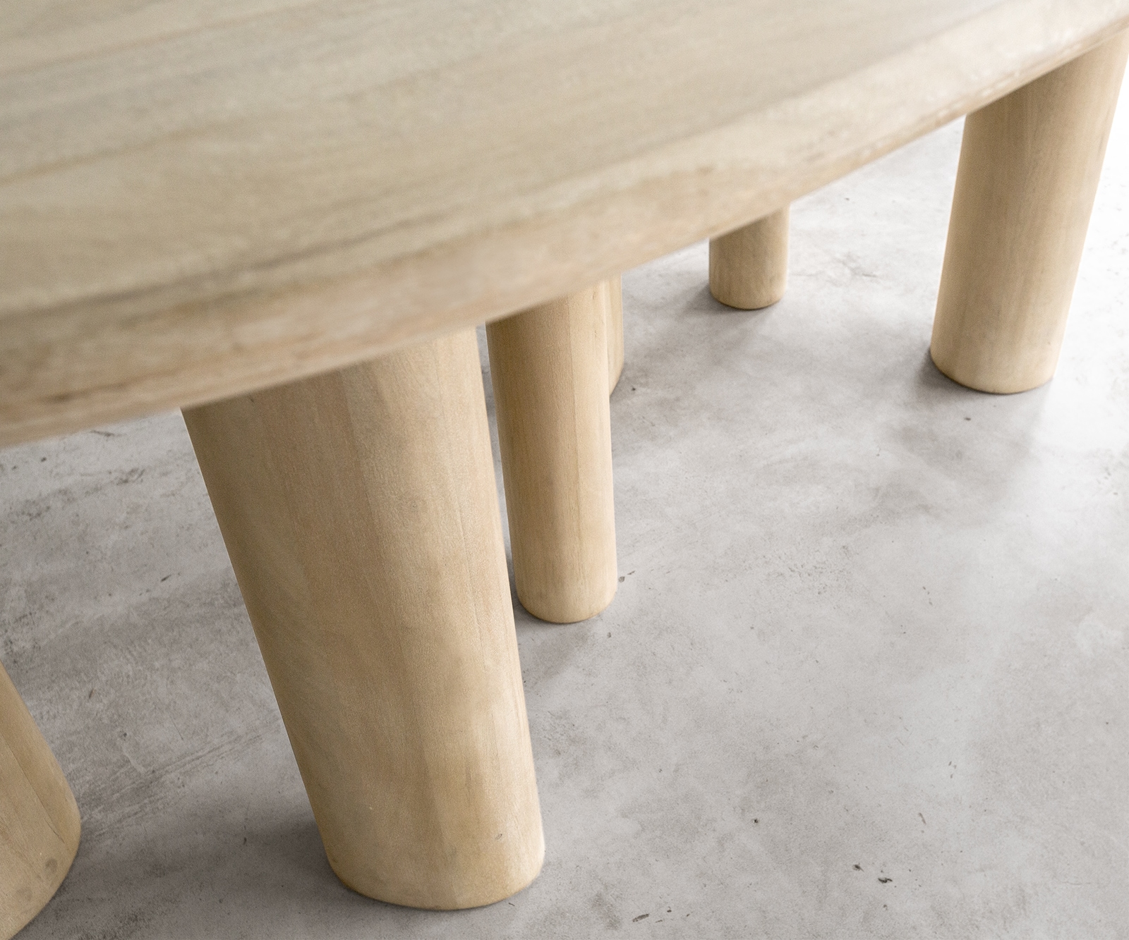 Esstisch Widoa 200x120 cm Mango White Wash 6