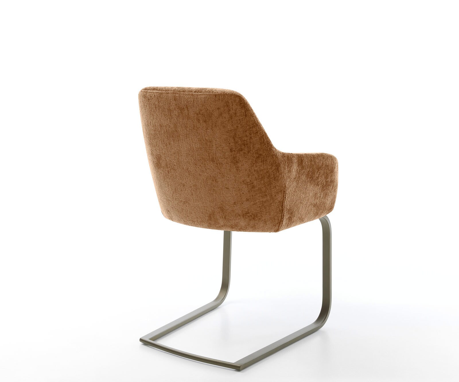 Freischwinger Pejo-Flex Chenille Rost Freischwinger flach Effektfinish Titan Taschenfederkern 4