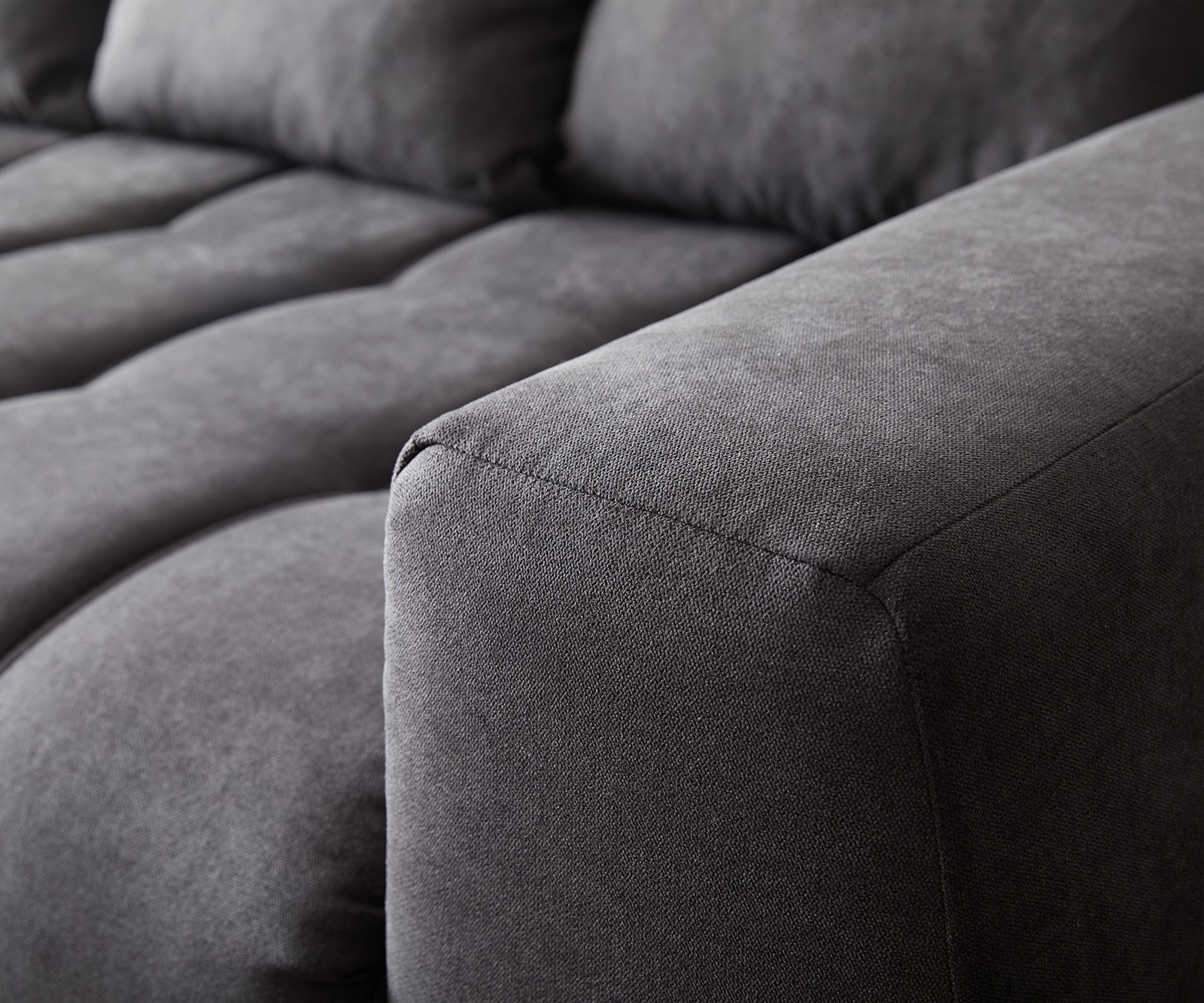 Ecksofa Nabor 300x230 cm Mikrofaser Schwarz Recamiere links inkl. elektrischer Vorziehfunktion 6 Ecksofa Nabor 300x230 cm Mikrofaser Schwarz Recamiere links inkl. elektrischer Vorziehfunktion 6