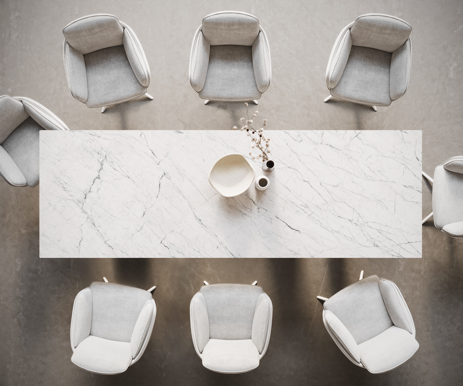 Esstisch Edge 300x100 Keramik Laminam®Statuarietto Weiß Troa Metall Weiß 5 Esstisch Edge 300x100 Keramik Laminam®Statuarietto Weiß Troa Metall Weiß 5