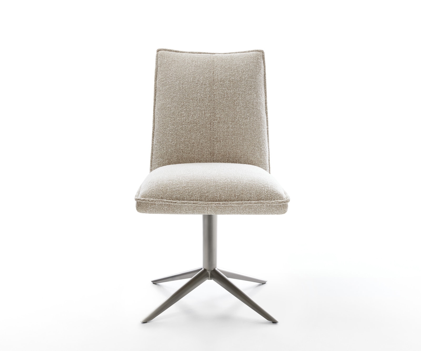 Drehstuhl Lelio-Flex Webstoff Soft Beige Fußkreuz Graphit 360° drehbar Wippfunktion Taschenfederkern 1