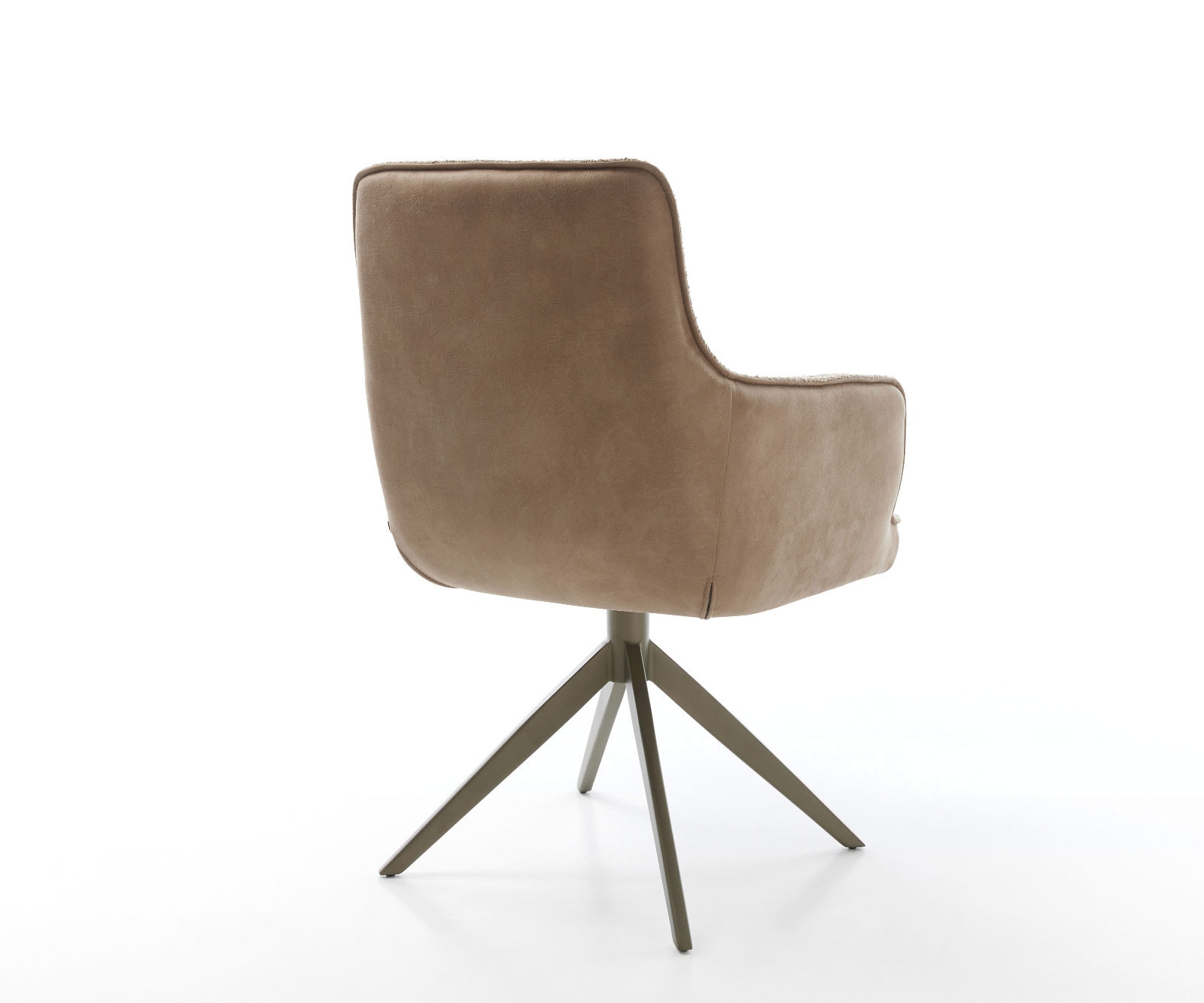 Drehstuhl Heira-Flex mit Armlehnen Materialmix Schlamm Kreuzgestell breit Effektfinish Titan 360° drehbar Wippfunktion Taschenfederkern 4 Drehstuhl Heira-Flex mit Armlehnen Materialmix Schlamm Kreuzgestell breit Effektfinish Titan 360° drehbar Wippfunktion Taschenfederkern 4