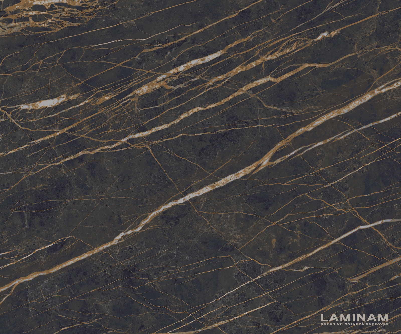 Couchtisch Edge Rund 90x90 cm Keramik Laminam® Noir Desir Braun Parabi Edelstahl gebürstet 3