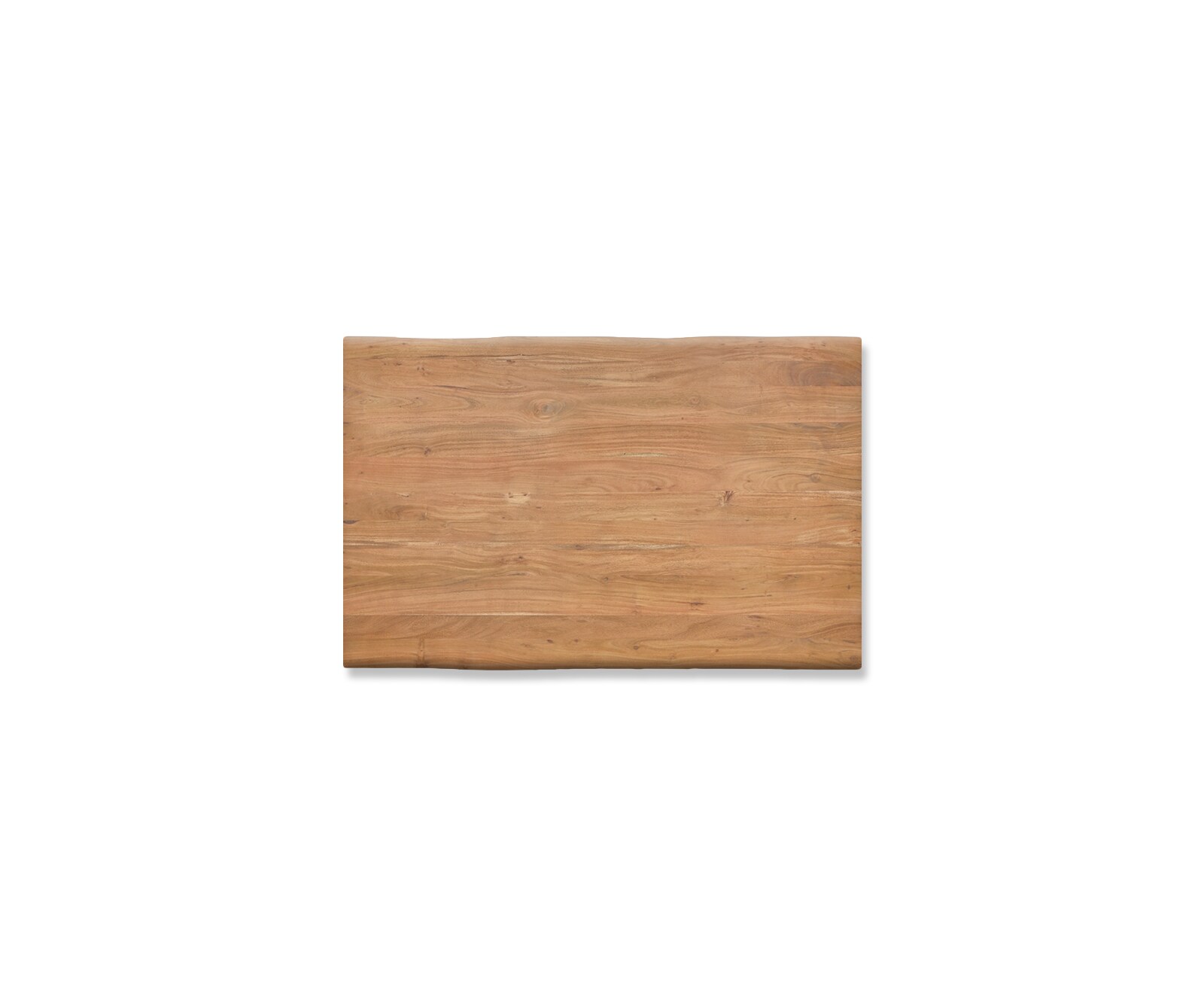 Esstisch Edge 140x90 Akazie Natur Glas Live-Edge 3