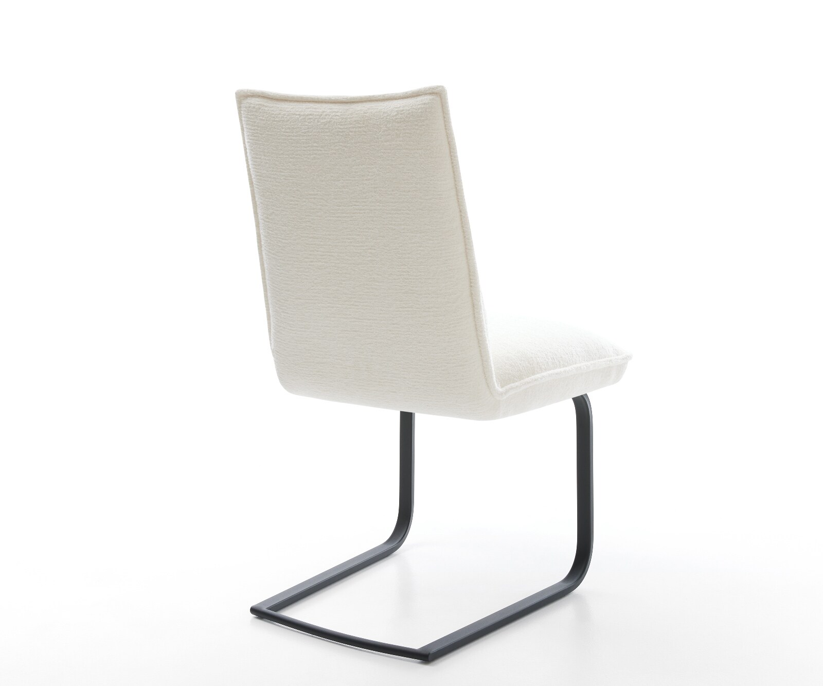 Freischwinger Lelio-Flex Bouclé Soft Beige Freischwinger flach Schwarz Taschenfederkern 5