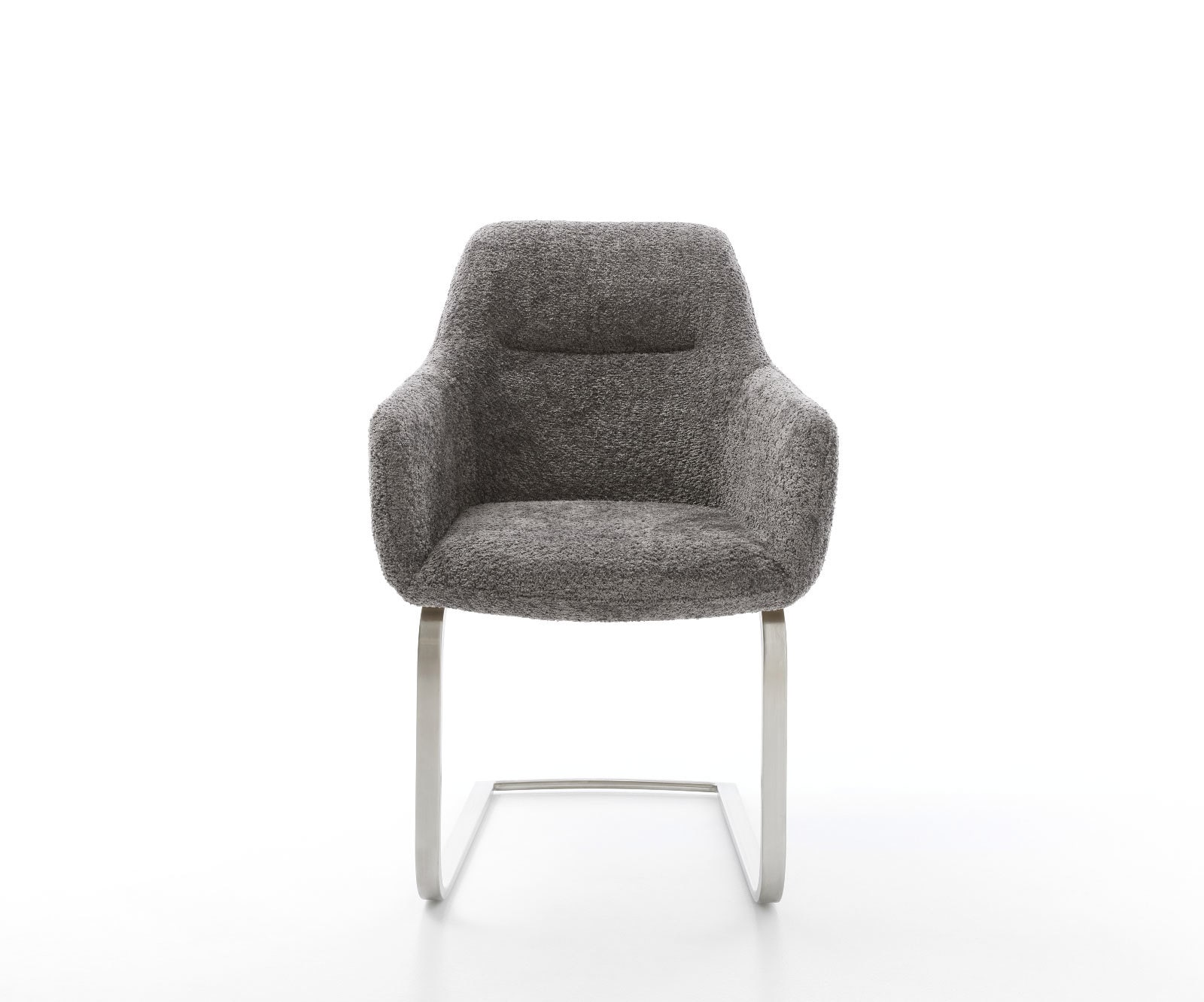 Freischwinger Pejo-Flex Bouclé Grau Freischwinger flach Edelstahl Taschenfederkern 1 Freischwinger Pejo-Flex Bouclé Grau Freischwinger flach Edelstahl Taschenfederkern 1