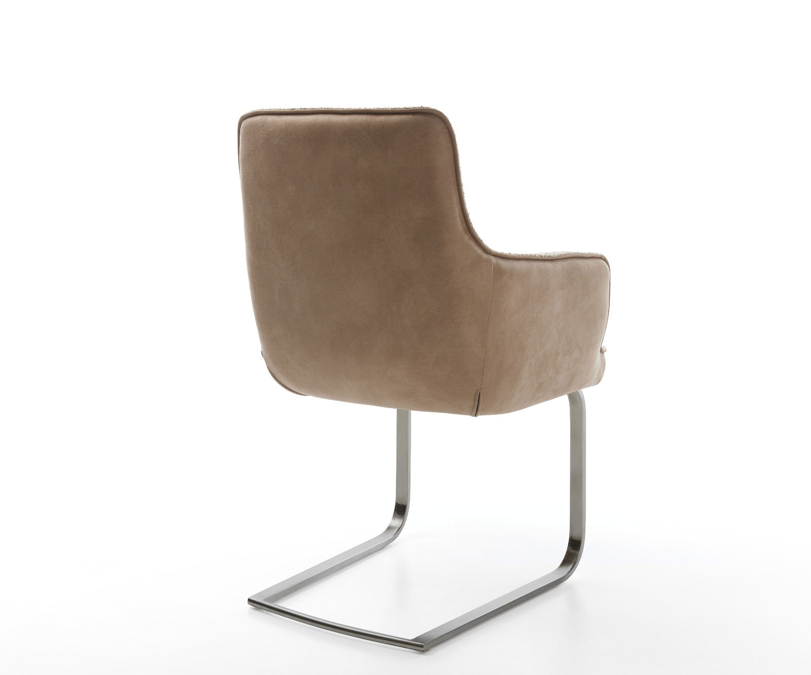 Freischwinger Heira-Flex mit Armlehnen Materialmix Schlamm Freischwinger flach Graphit Taschenfederkern 4 Freischwinger Heira-Flex mit Armlehnen Materialmix Schlamm Freischwinger flach Graphit Taschenfederkern 4