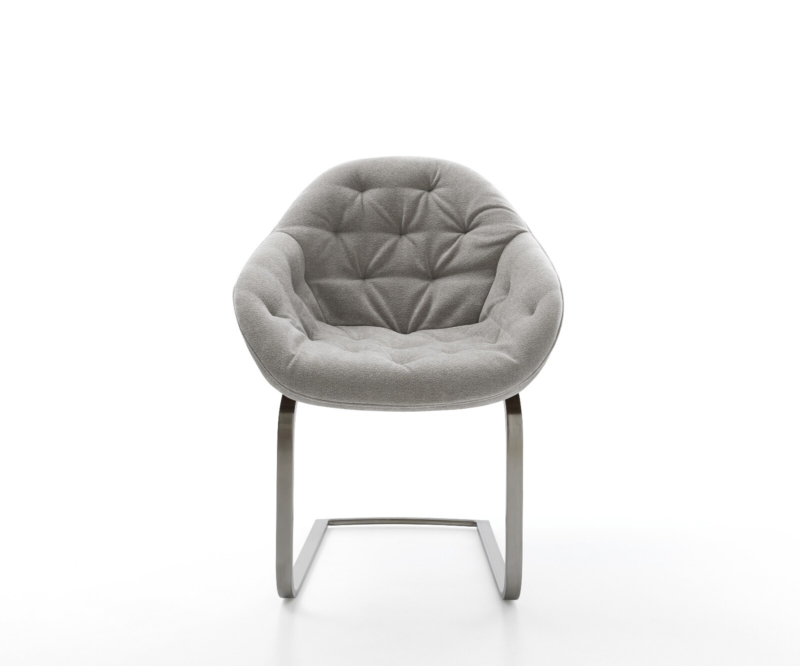 Freischwinger Gaio-Flex Strukturstoff Soft Grau Freischwinger flach Graphit 2