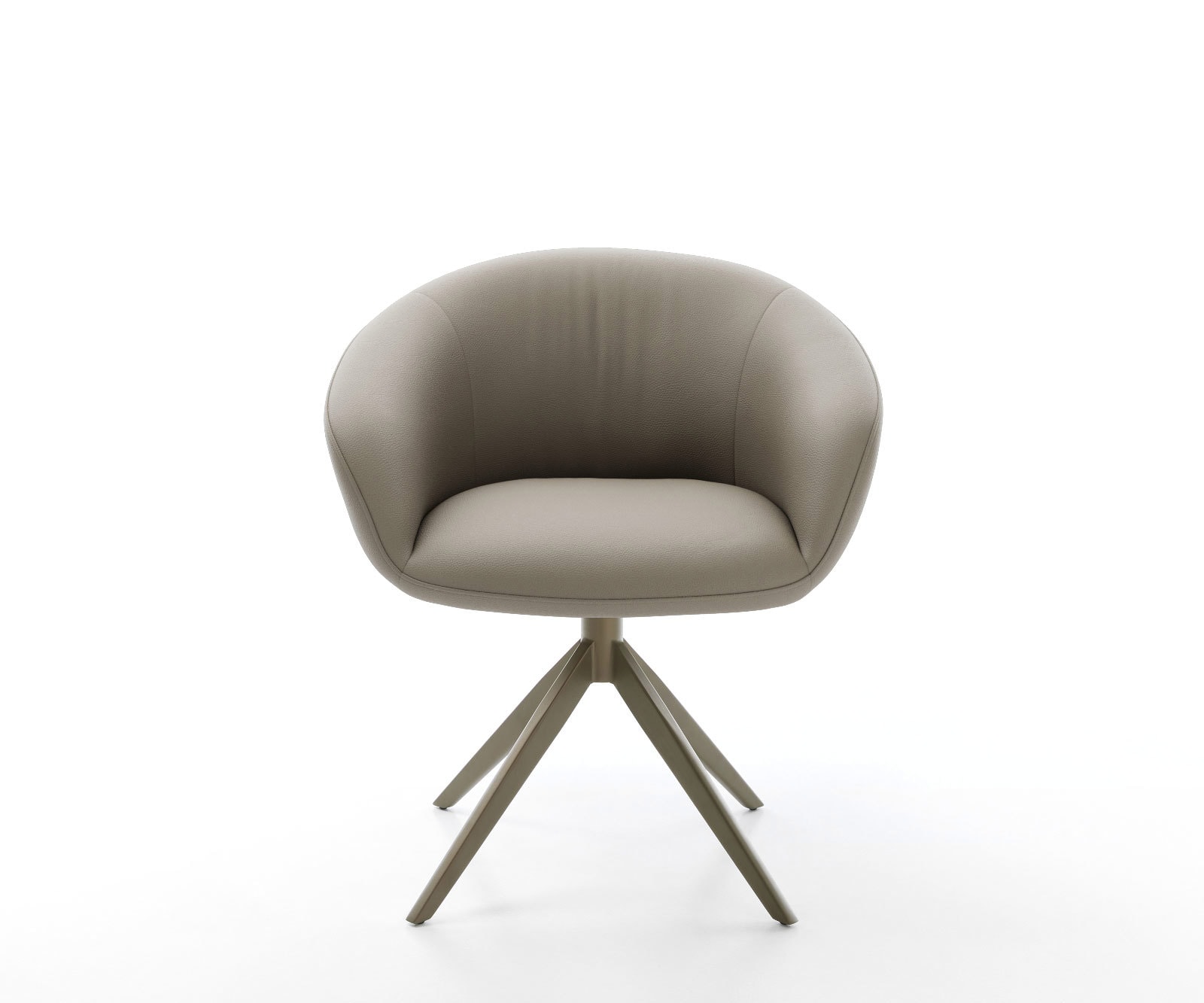 Drehstuhl Vinka-Flex mit Armlehnen Echt-Leder Schlamm Kreuzgestell breit Effektfinish Titan 360° drehbar Wippfunktion Taschenfederkern 1 Drehstuhl Vinka-Flex mit Armlehnen Echt-Leder Schlamm Kreuzgestell breit Effektfinish Titan 360° drehbar Wippfunktion Taschenfederkern 1