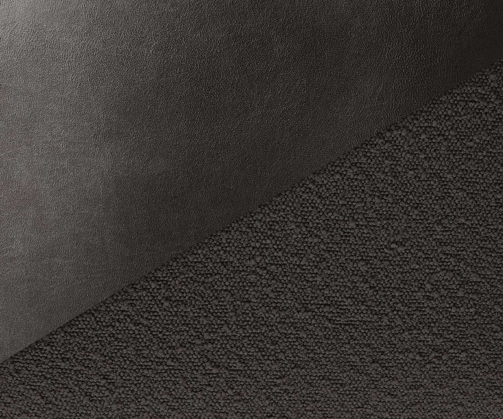 Drehstuhl Abelia-Flex mit Armlehnen Materialmix Schwarz Kreuzgestell breit Edelstahl 360° drehbar Wippfunktion 3