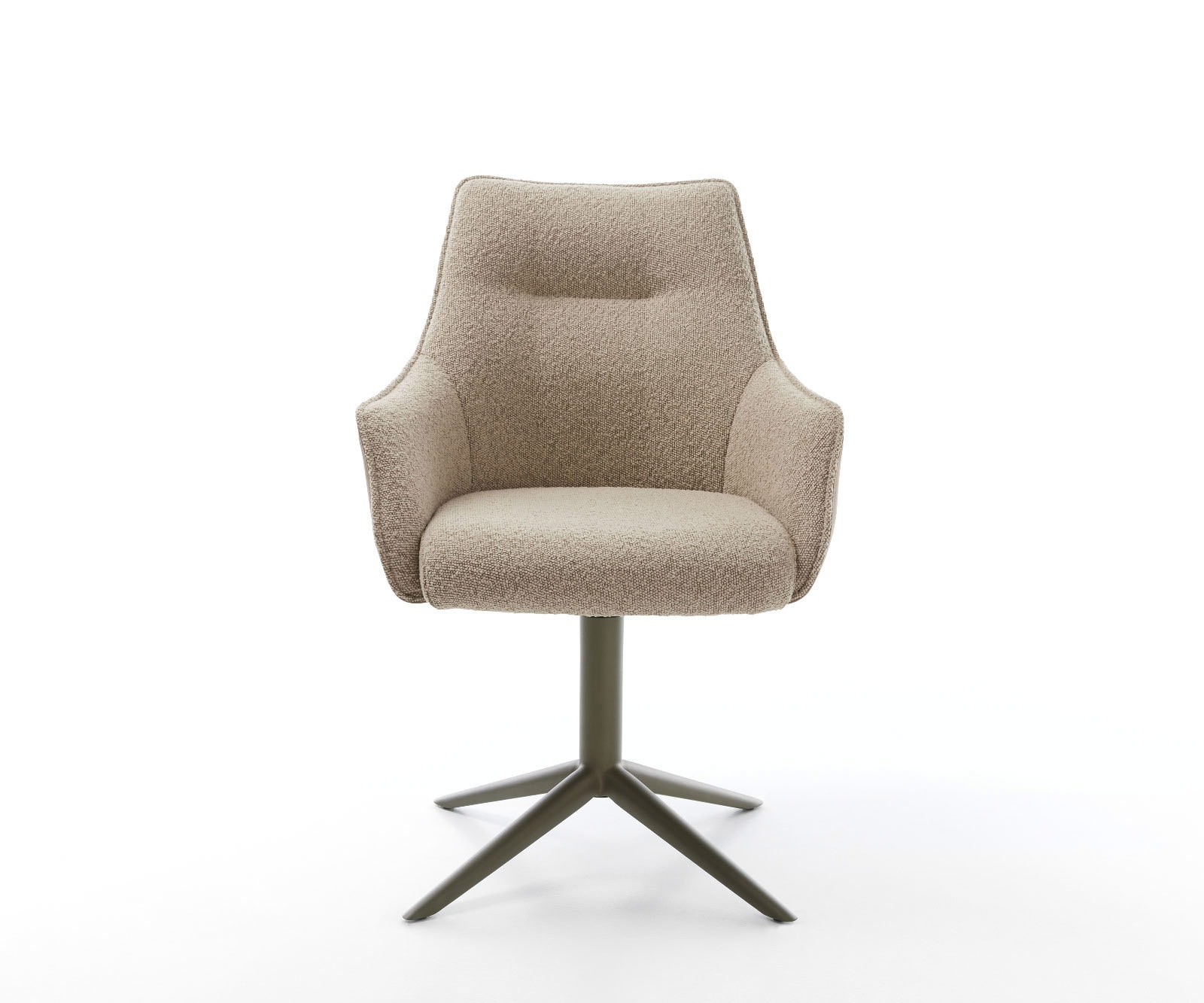 Drehstuhl Alja-Flex mit Armlehnen Materialmix Schlamm Fußkreuz Effektfinish Titan 360° drehbar Wippfunktion Taschenfederkern 1 Drehstuhl Alja-Flex mit Armlehnen Materialmix Schlamm Fußkreuz Effektfinish Titan 360° drehbar Wippfunktion Taschenfederkern 1