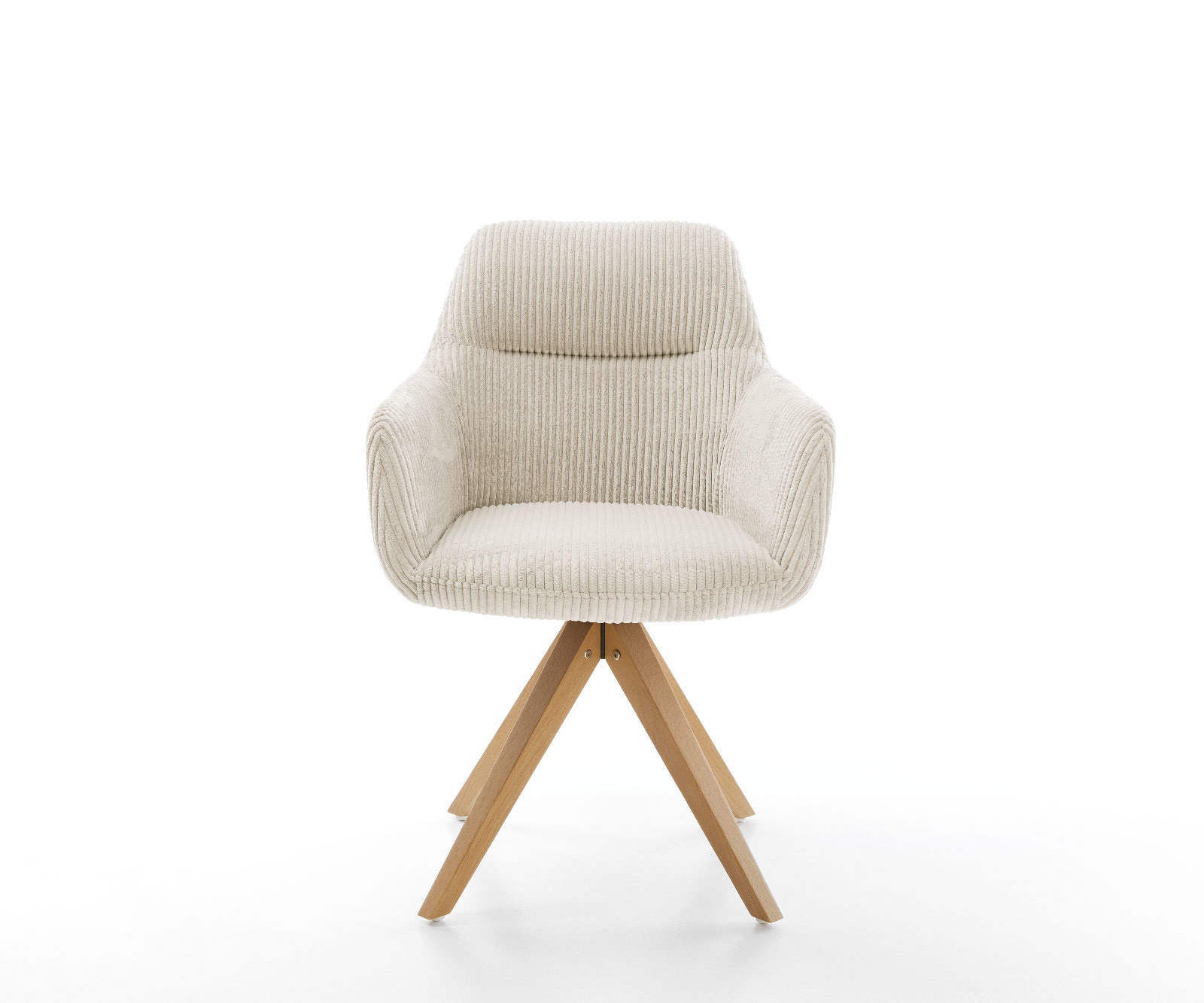 Esszimmerstuhl Pejo-Flex Cord Beige Holzgestell kantig Natur Taschenfederkern 1 Esszimmerstuhl Pejo-Flex Cord Beige Holzgestell kantig Natur Taschenfederkern 1