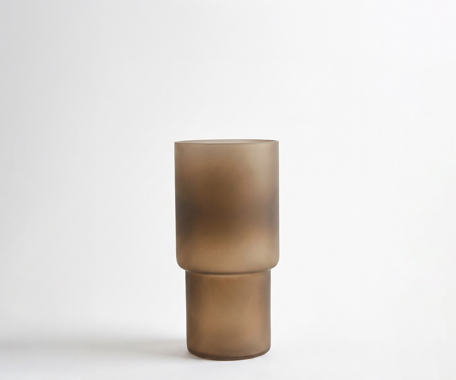 Vase Columna l15 x P15 x H30 cm Verre Aurum Soufflé à la bouche