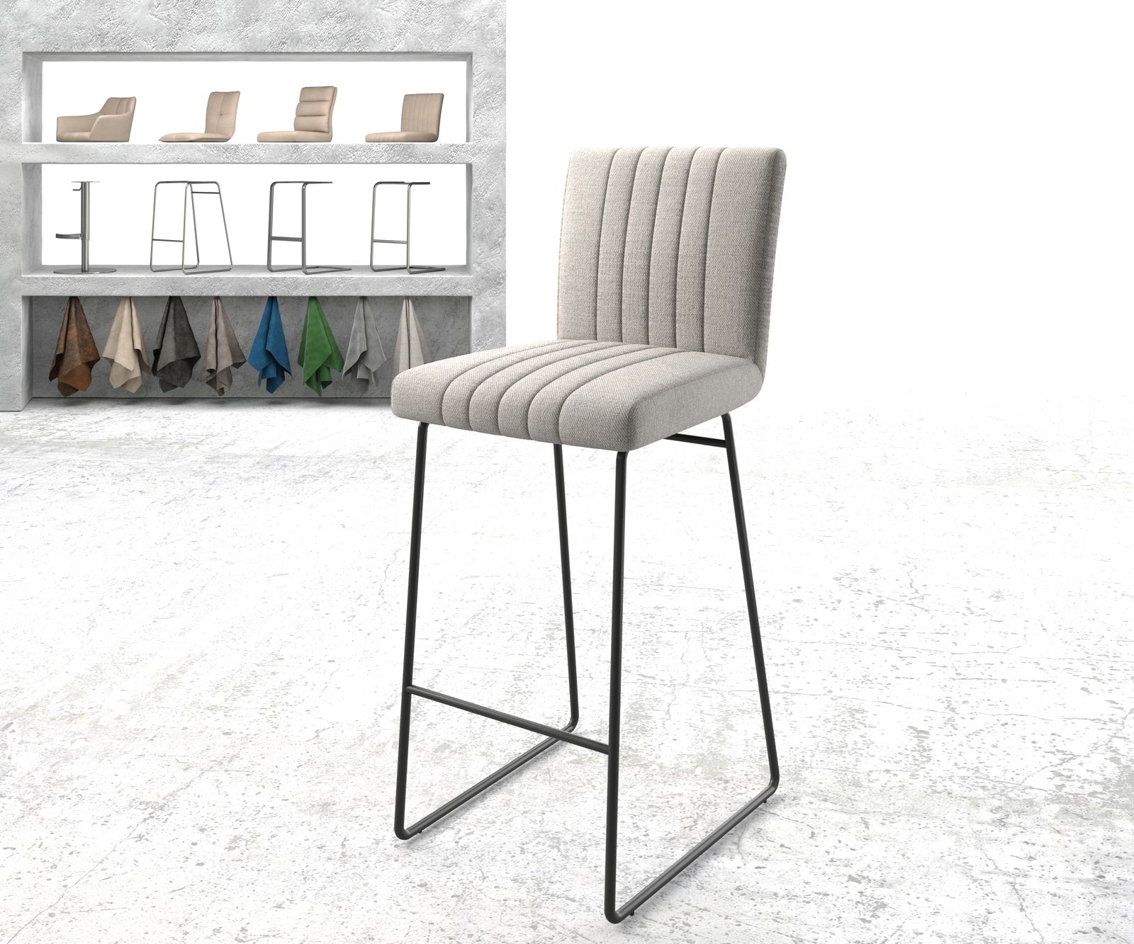 Barstuhl Luiga-Flex Polsterstuhl 2