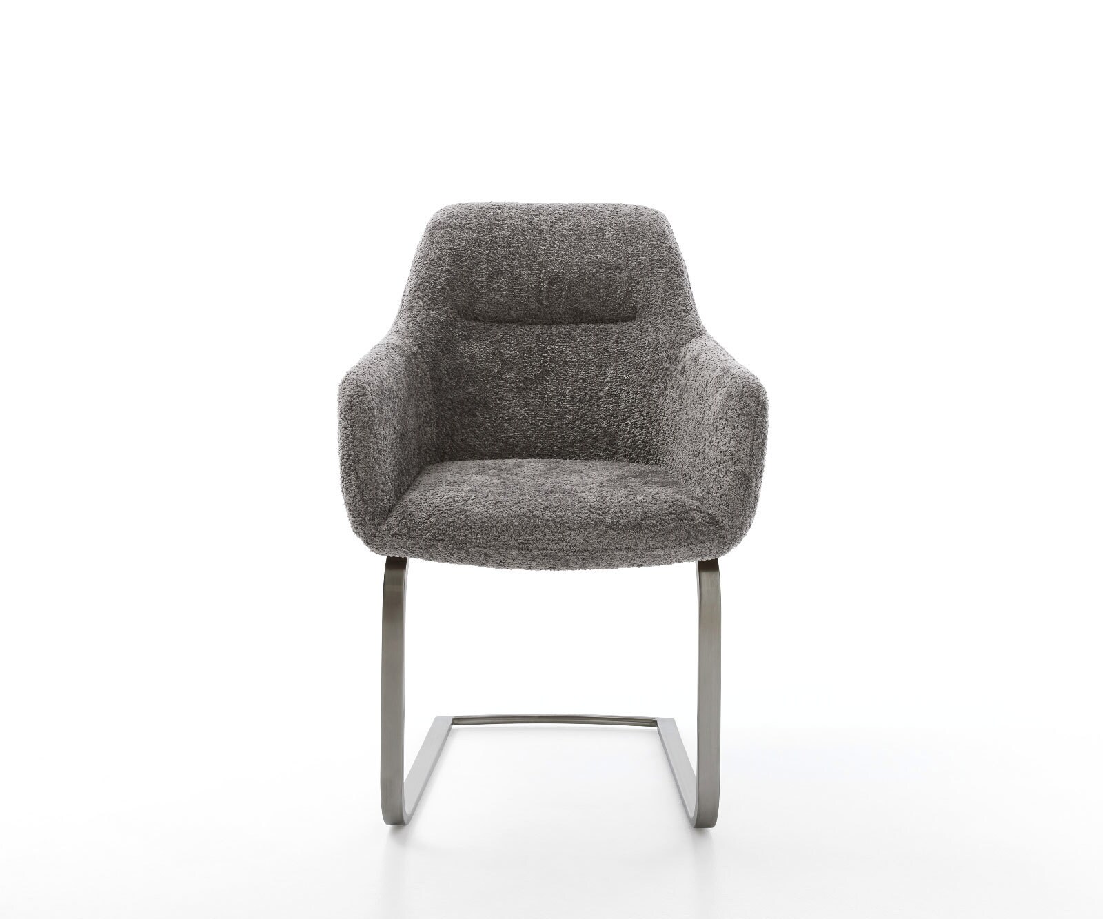 Freischwinger Pejo-Flex Bouclé Grau Freischwinger flach Graphit Taschenfederkern 2