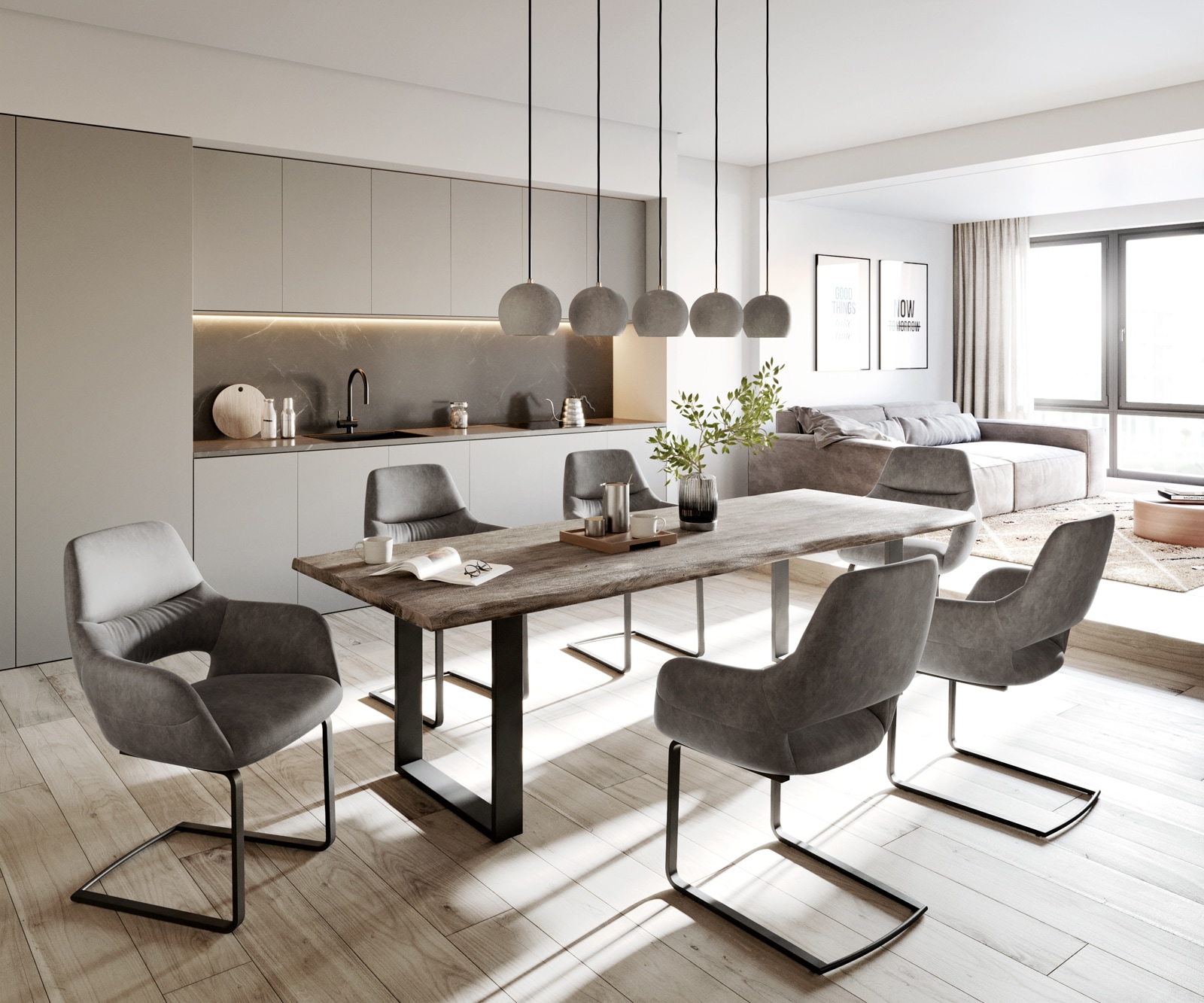 Freischwinger Yago-Flex mit Armlehnen Mikrofaser Anthrazit Vintage Freischwinger flach Schwarz Taschenfederkern 3 Freischwinger Yago-Flex mit Armlehnen Mikrofaser Anthrazit Vintage Freischwinger flach Schwarz Taschenfederkern 3