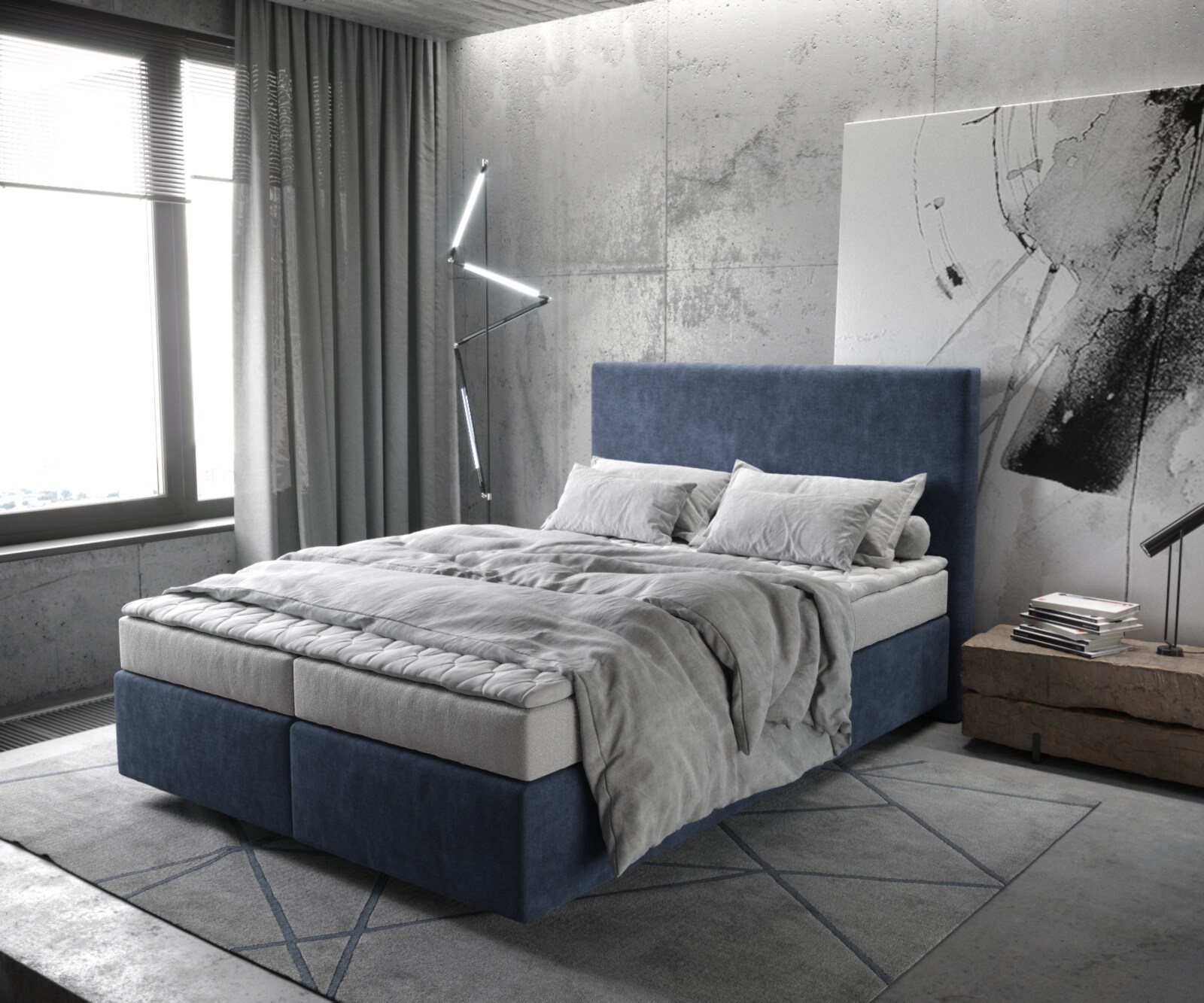 Boxspringbett Dream-Well mit Matratze und Topper 4