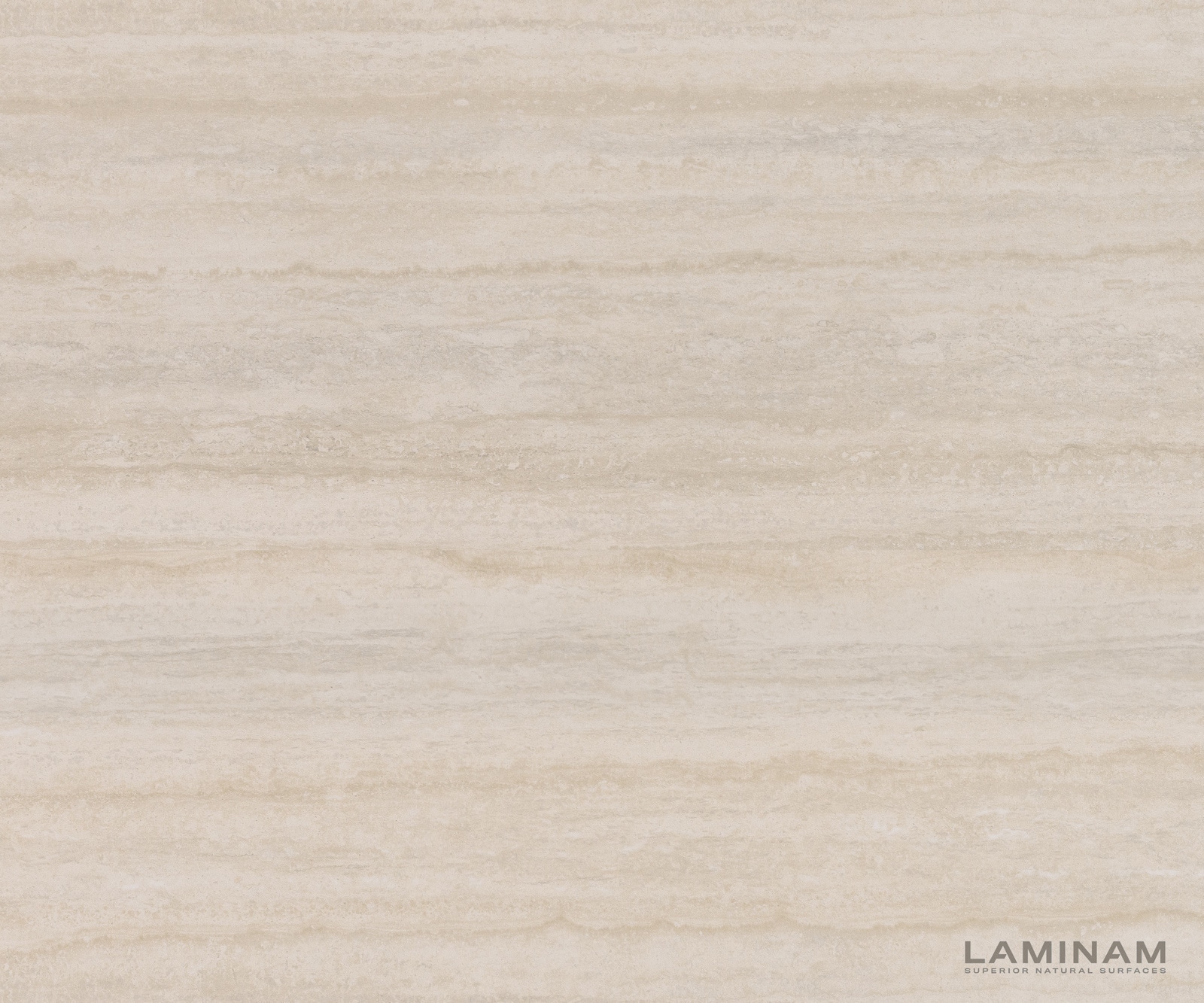 Lowboard Cuor 250 cm Keramik Laminam® Travertino Bianco Creme-Weiß 1 Klappe 1 Schubfach Fuß Schwebeoptik Acrylglas 2
