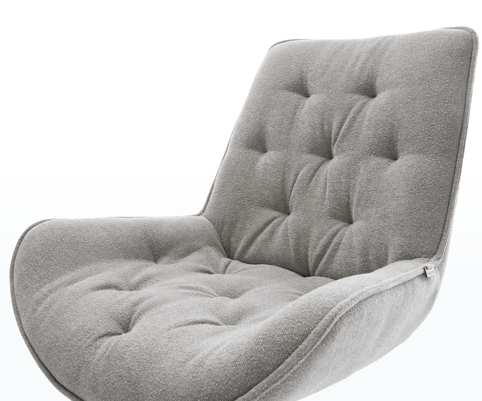 Freischwinger Taimi-Flex Strukturstoff Soft Grau Freischwinger flach Effektfinish Titan 4
