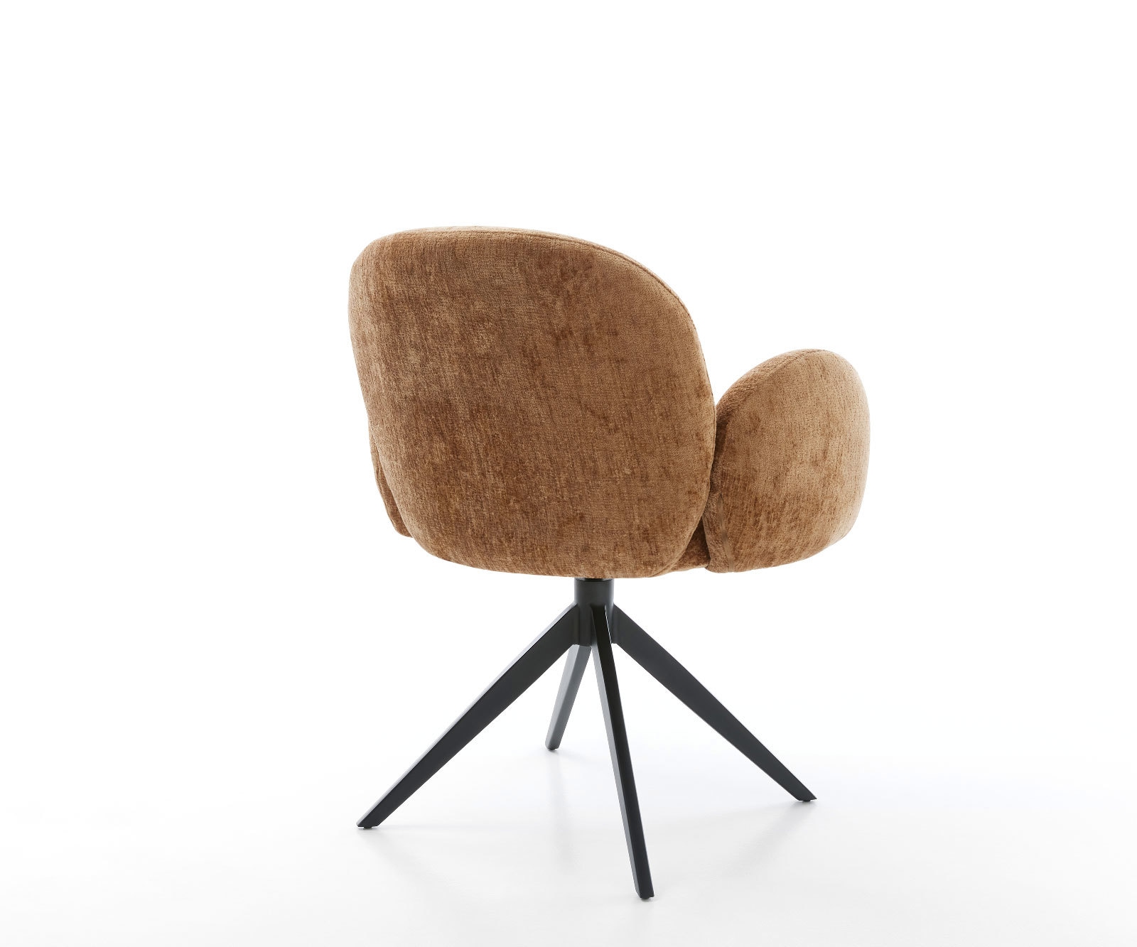 Drehstuhl Nube-Flex mit Armlehnen Chenille Rost Kreuzgestell breit Schwarz 360° drehbar Wippfunktion Taschenfederkern 4 Drehstuhl Nube-Flex mit Armlehnen Chenille Rost Kreuzgestell breit Schwarz 360° drehbar Wippfunktion Taschenfederkern 4