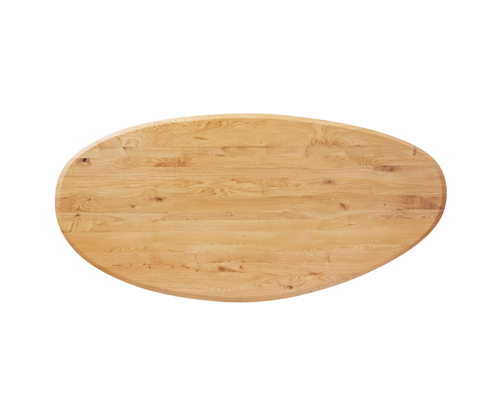 Esstischplatte Edge Oval 280x130x2,5 cm Eiche Natur Flow Edge 1
