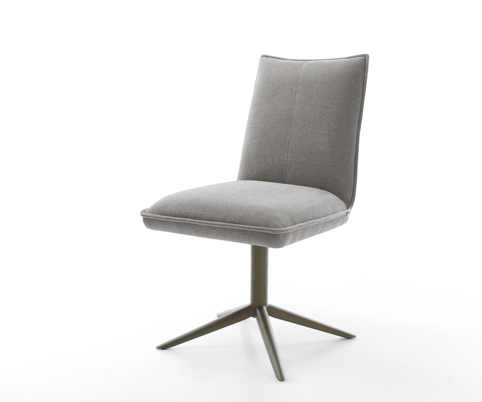 Drehstuhl Lelio-Flex Strukturstoff Soft Grau Fußkreuz Effektfinish Titan 36 günstig online kaufen