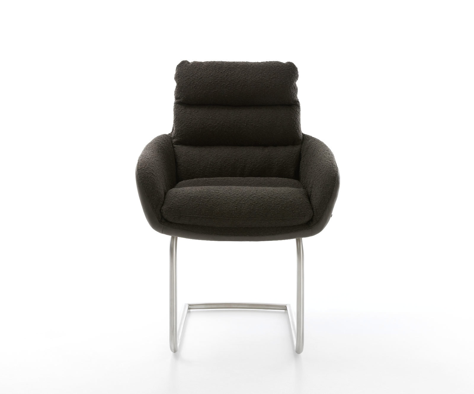 Freischwinger Abelia-Flex mit Armlehnen Materialmix Schwarz Freischwinger rund Edelstahl 1 Freischwinger Abelia-Flex mit Armlehnen Materialmix Schwarz Freischwinger rund Edelstahl 1