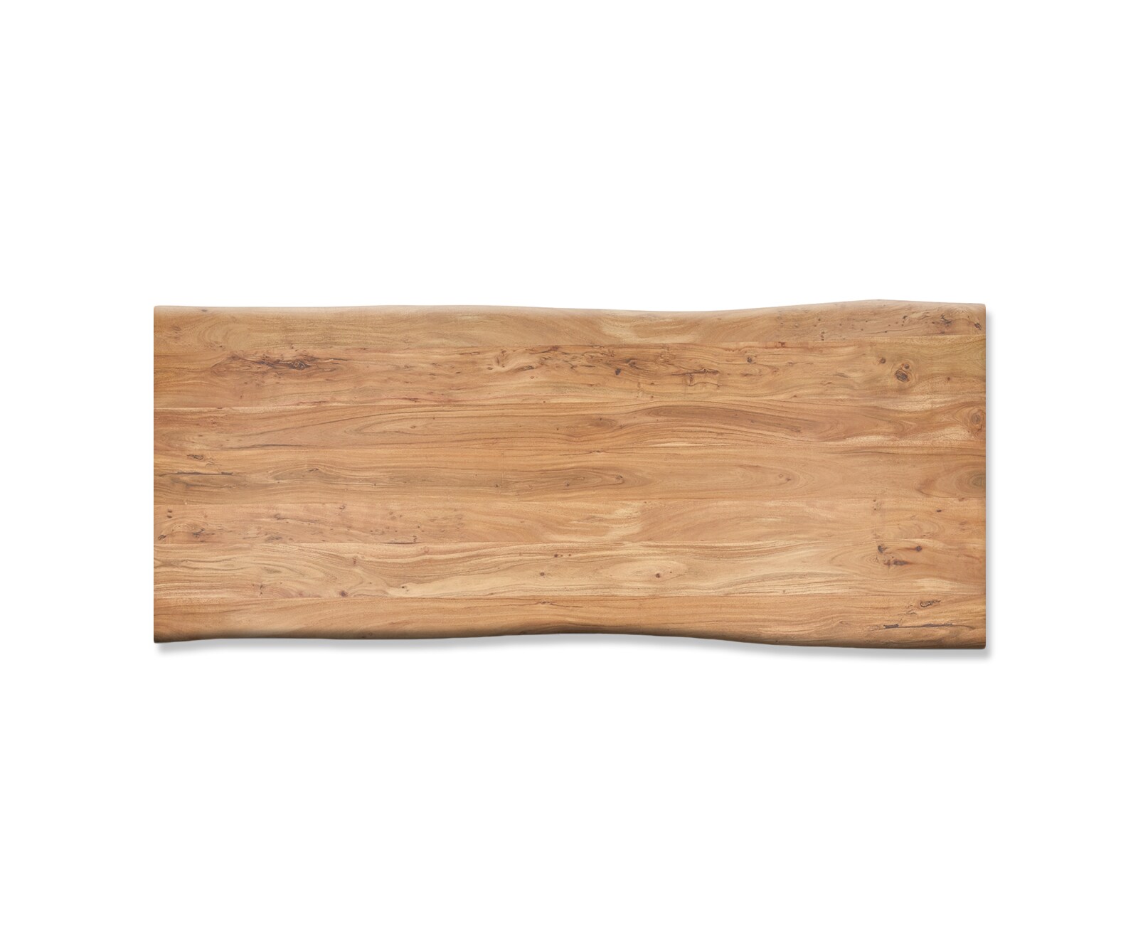 Esstisch Edge 240x100cm Akazie Natur Edelstahl breit Live-Edge 3